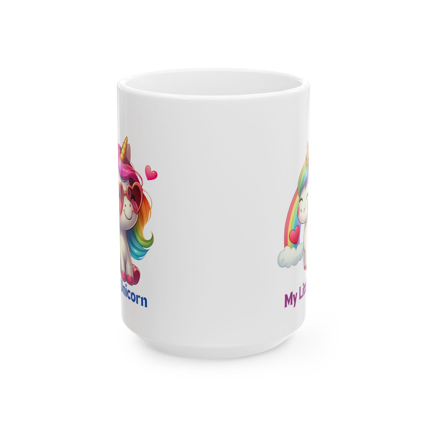 My Little Unicorn Rainbow Mug 11-15 Ounces White