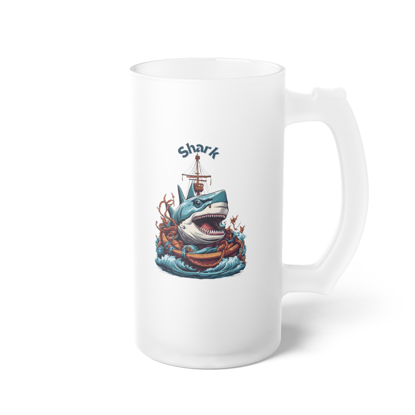 Frosted Glass Beer Mug