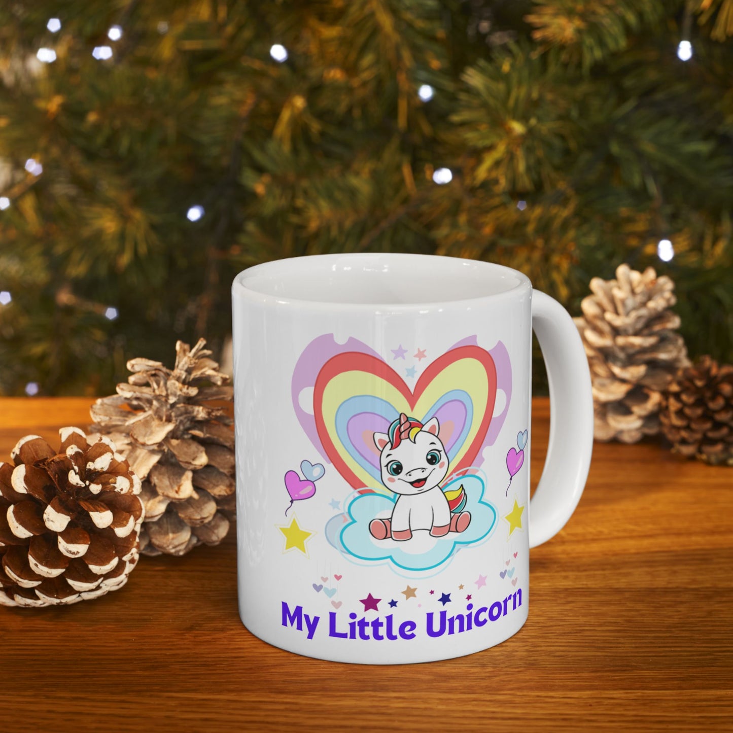 My Little Gold Star Unicorn Mug 11-15 Onces White