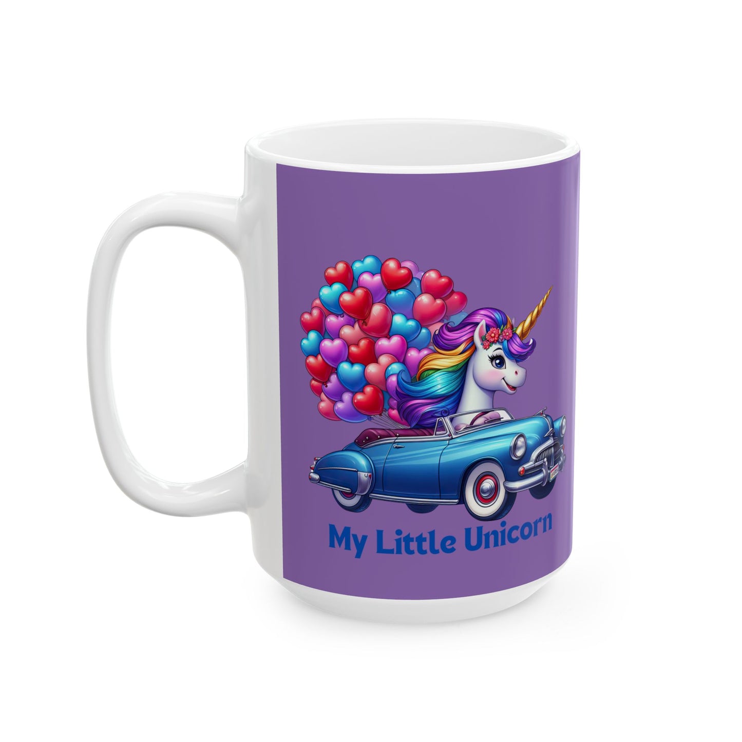 My Little Unicorn Horse Mug 11 Ounces Light Purple