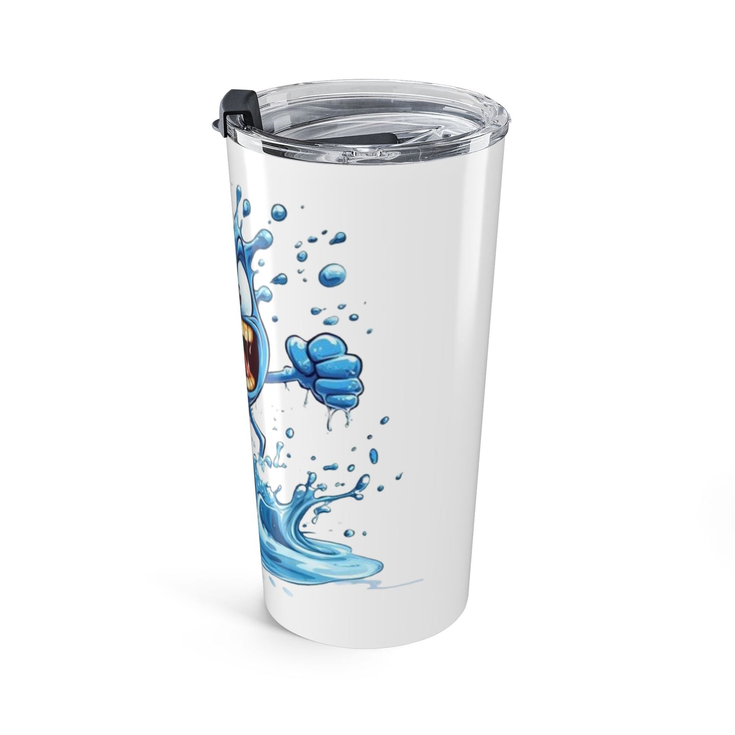 Angry Water Tumbler 20 Ounces White