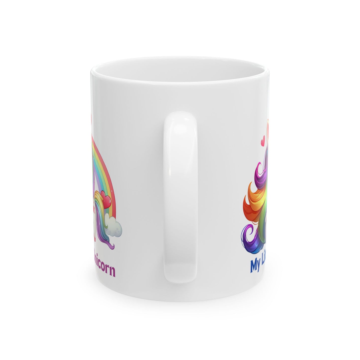 My Little Unicorn Rainbow Mug 11-15 Ounces White