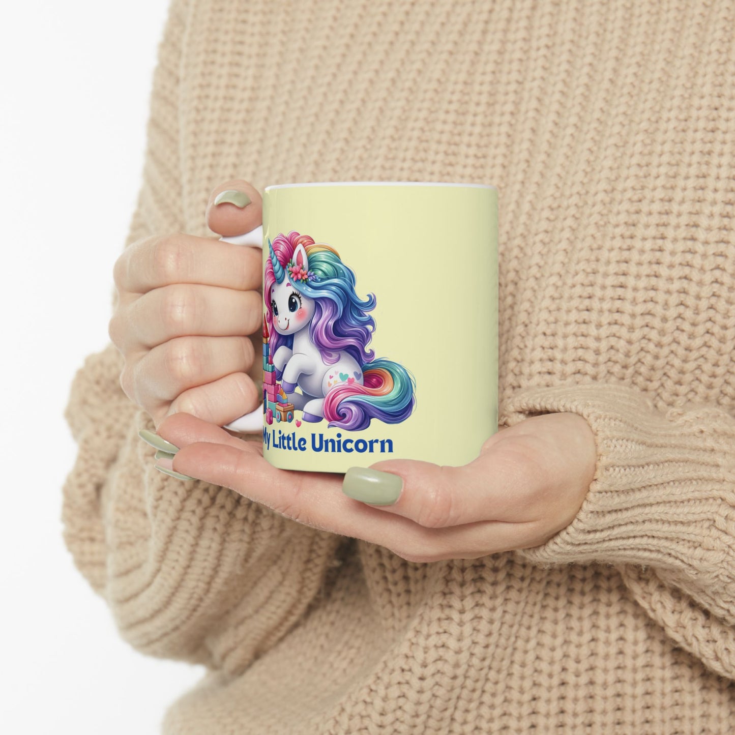 My Little Unicorn Candy Mug 11-15 Ounces Yellow