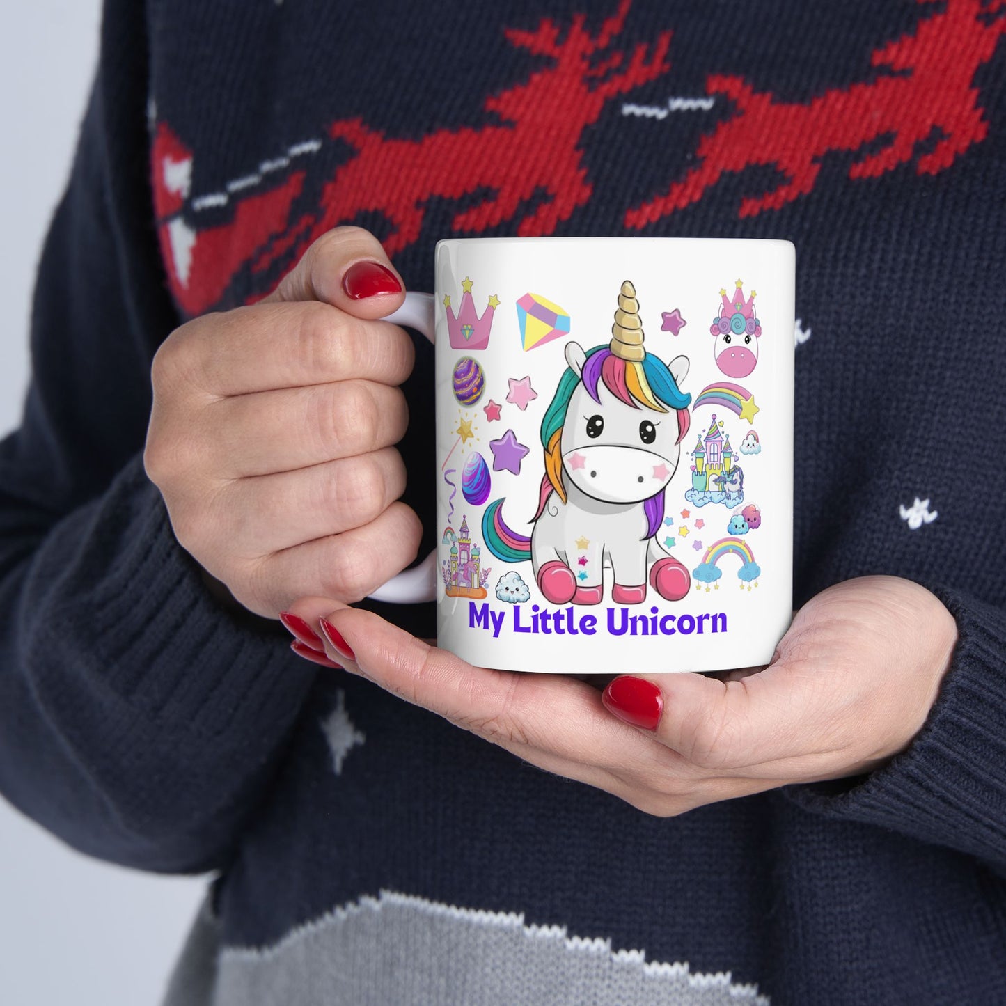 My Little Unicorn Fantasy Mug 11-15 Ounces White