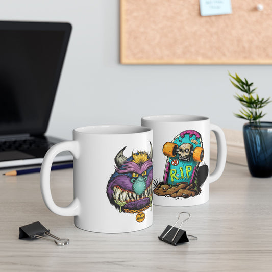 Monsters Mug 11-15 Onces White
