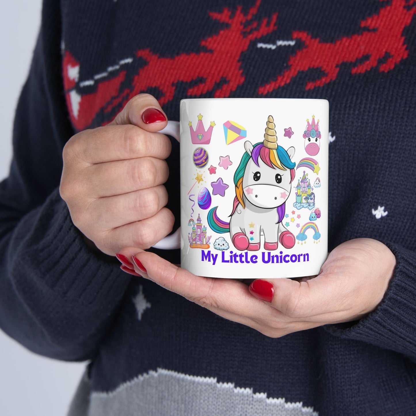 My Little Unicorn Fantasy Mug 11-15 Ounces White