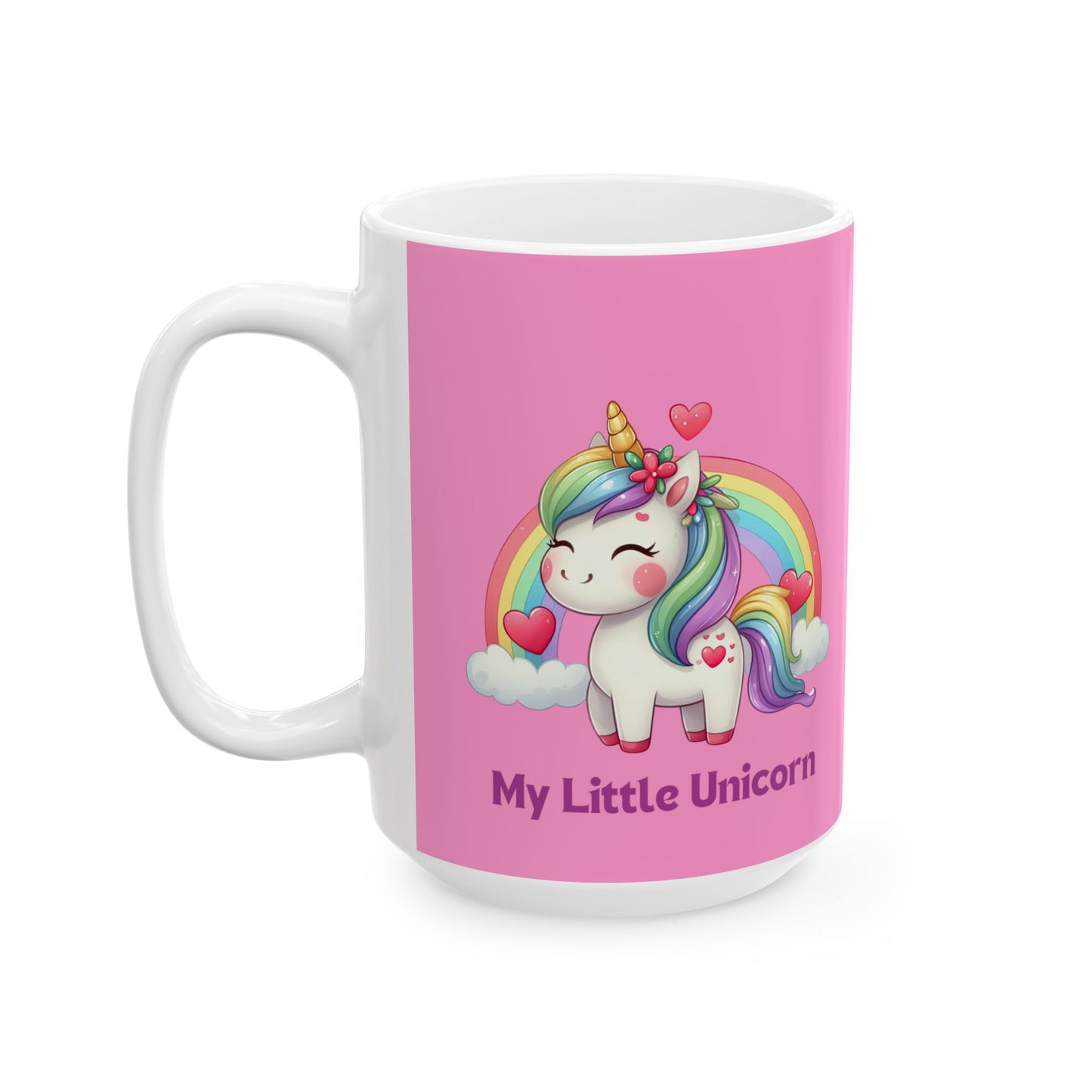 My Little Unicorn Fantasy Mug 11-15 Ounces Pink