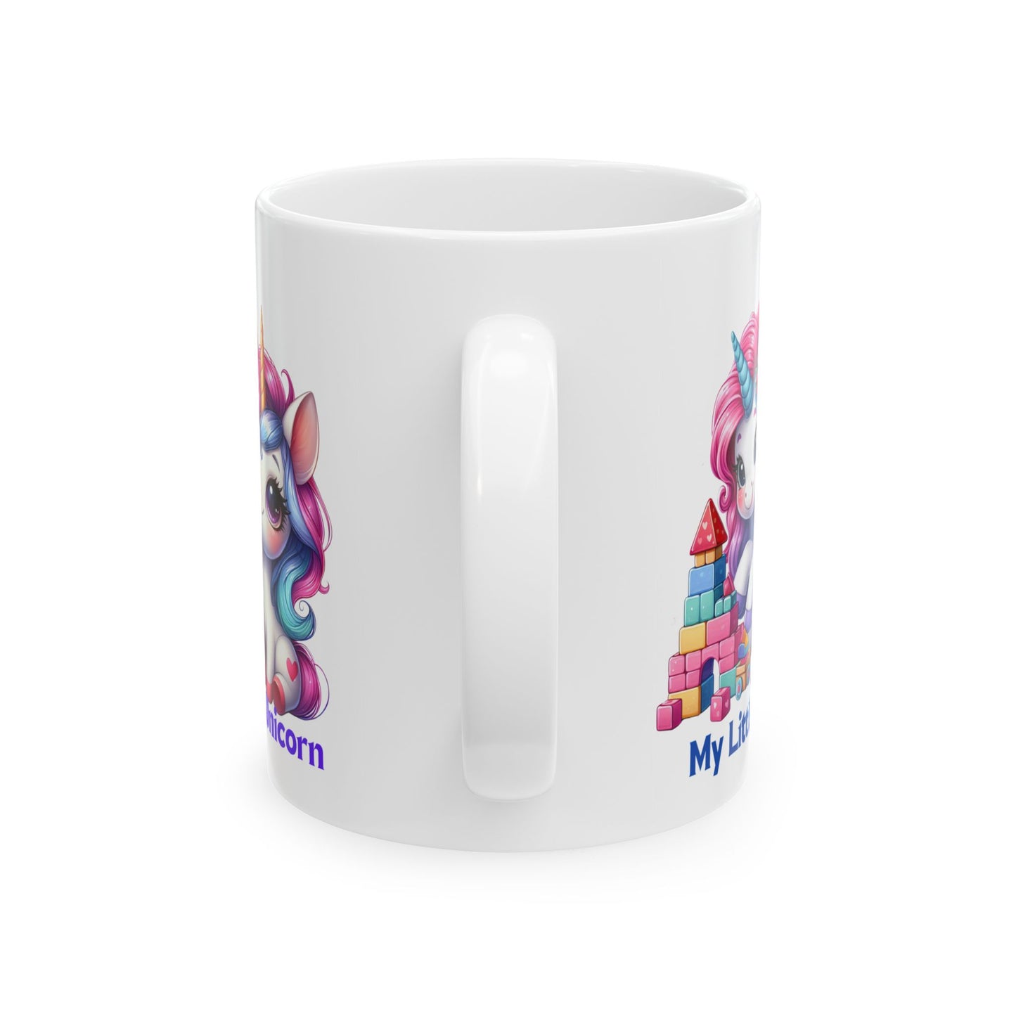 My Little Unicorn Candy Mug 11-15 Ounces White