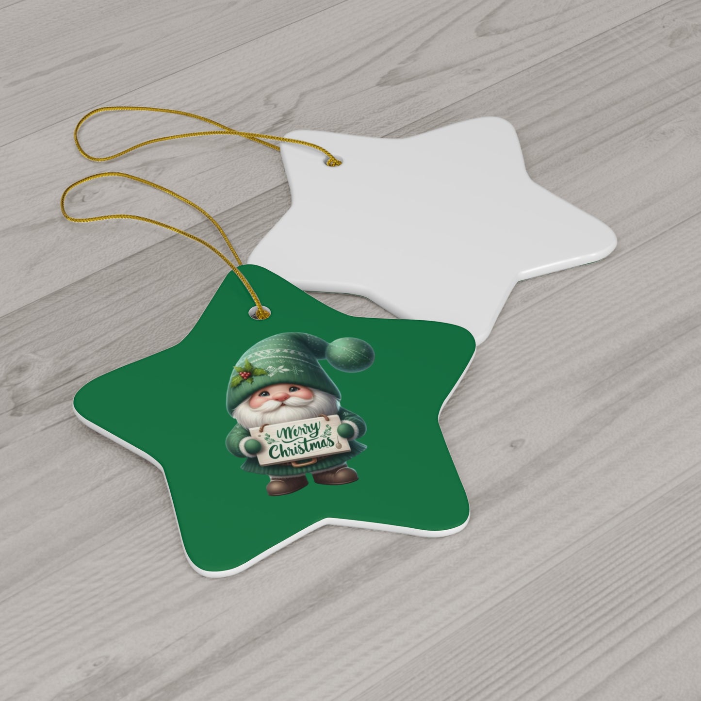 Ceramic Ornament, 4 Shapes