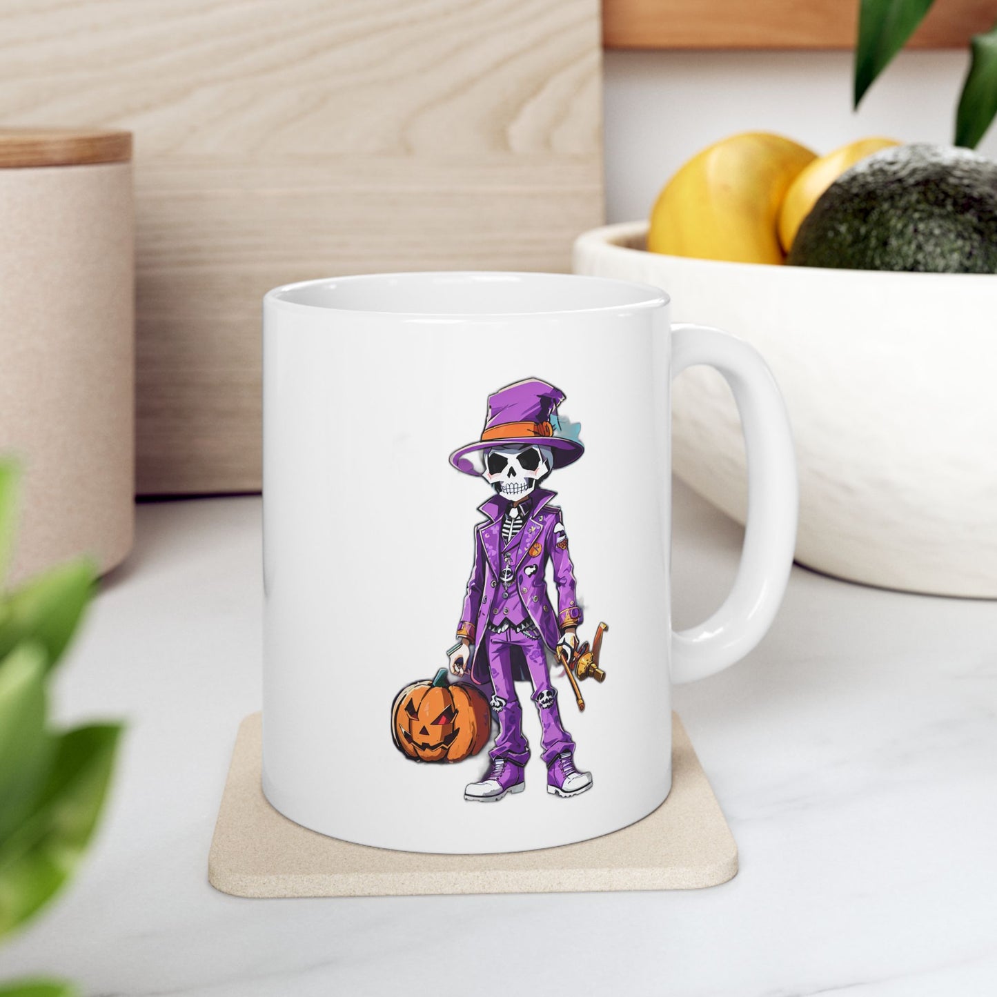 Halloween Mug 11-15 Onces White