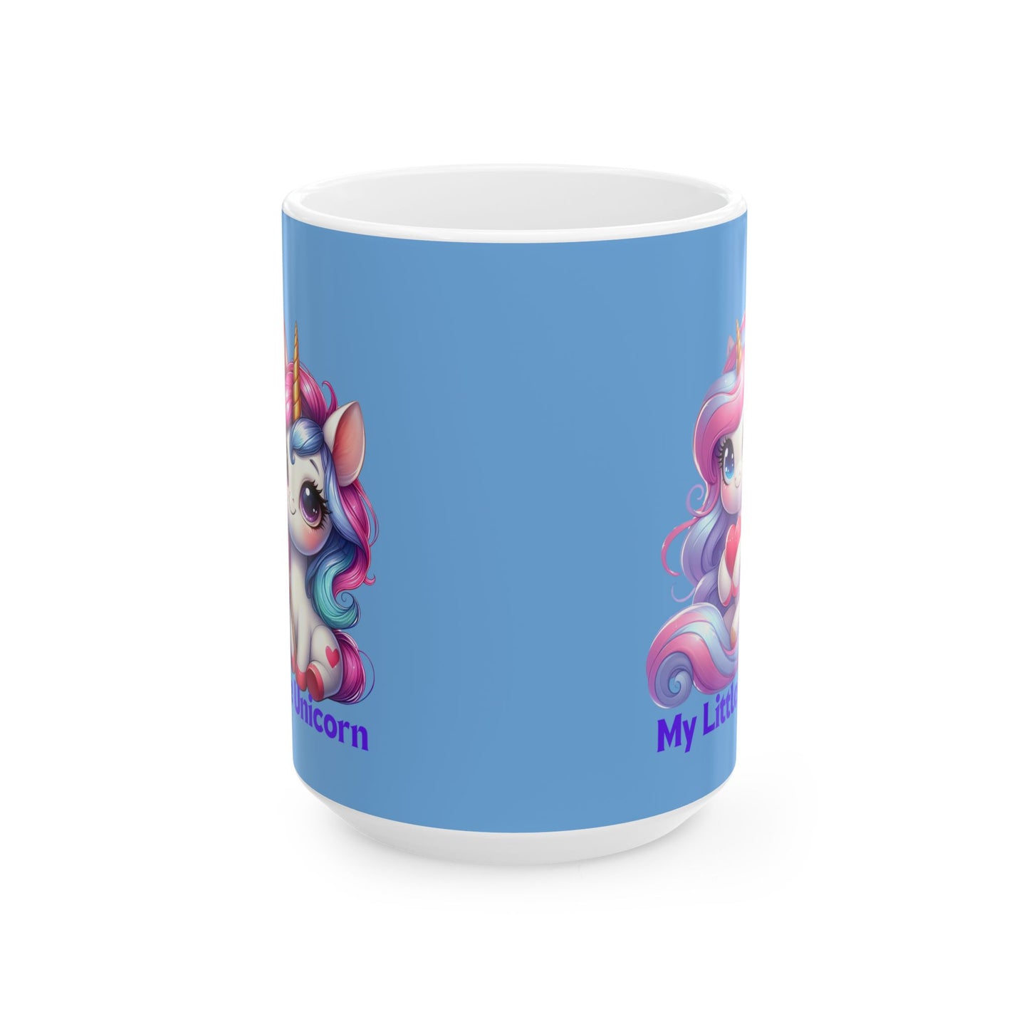 My Little Unicorn Sweet Mug 11-15 Ounces Light Blue