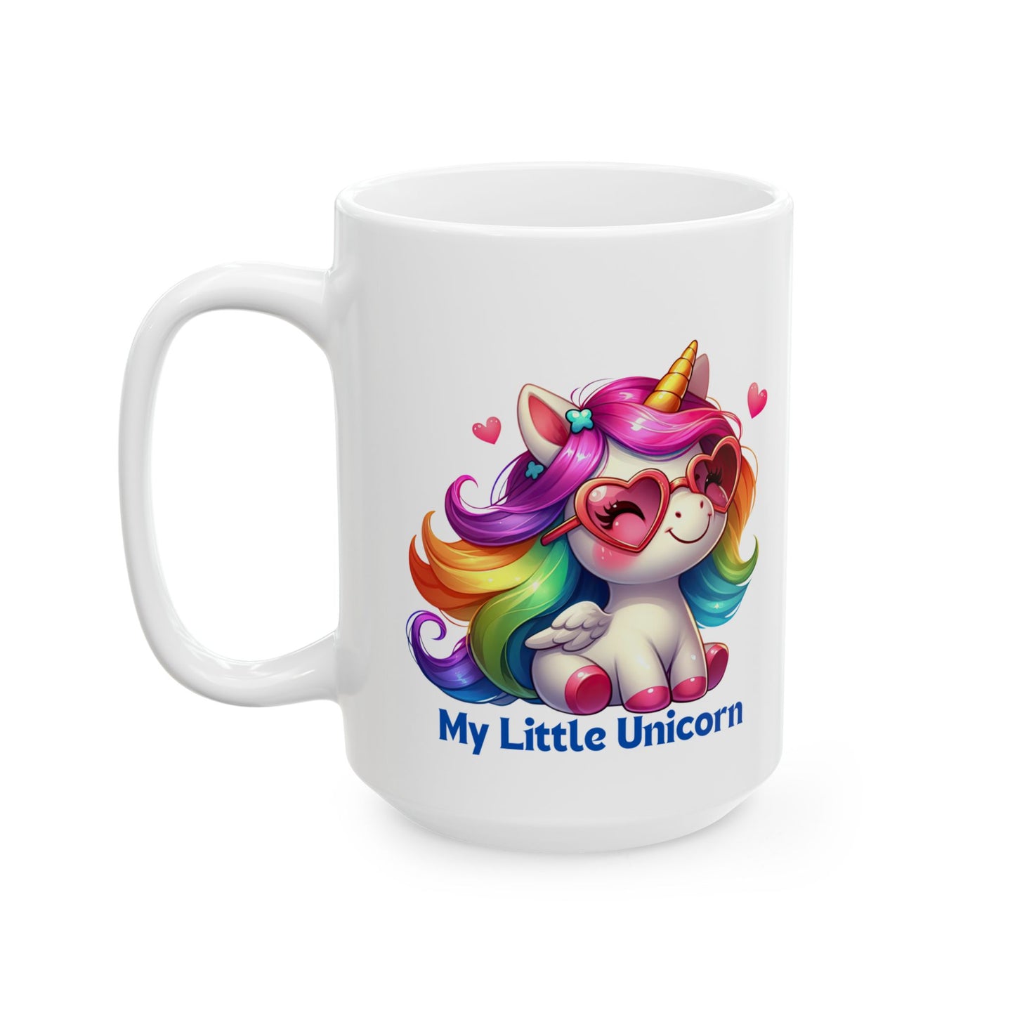 My Little Unicorn Rainbow Mug 11-15 Ounces White