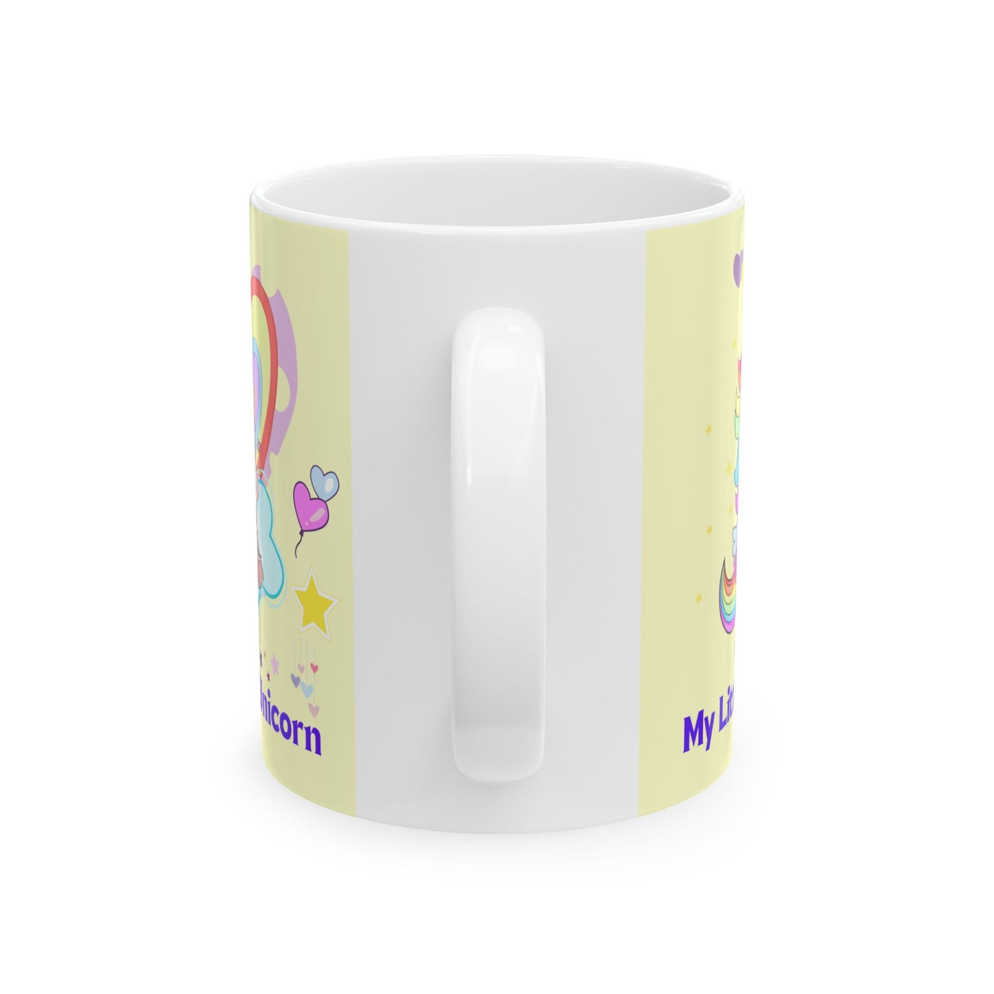 My Little Unicorn Love Mug 11-15 Ounces Yellow