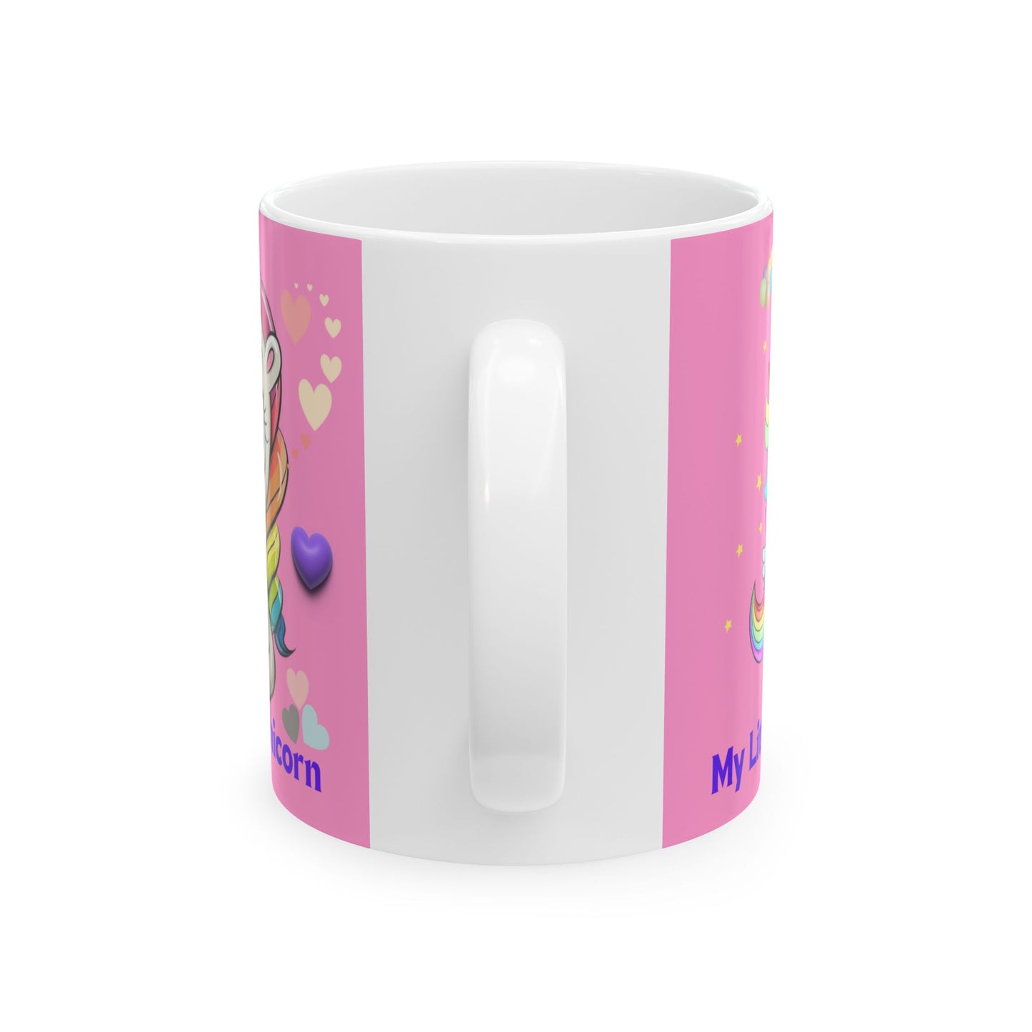 My Little Unicorn Balloons Mug 11-15 Ounces Pink