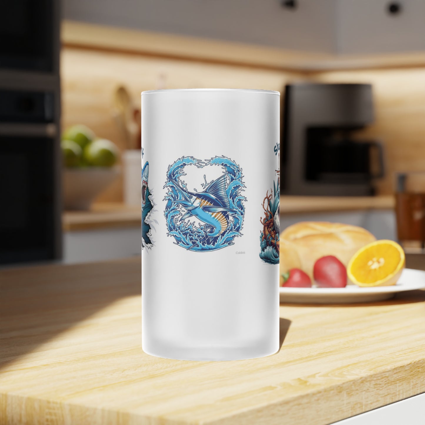 Frosted Glass Beer Mug