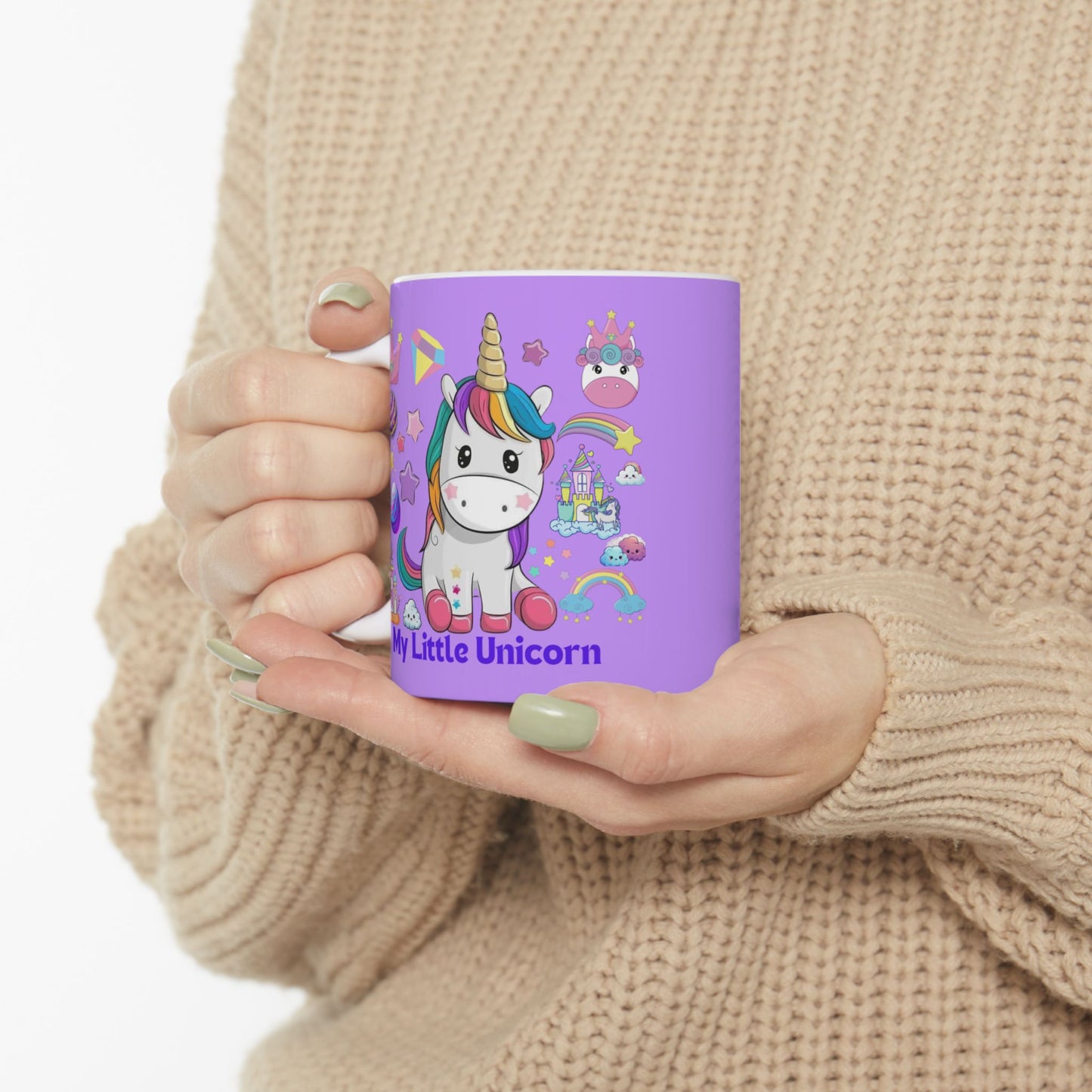 My Little Unicorn Fantasy Mug 11-15 Ounces Purple