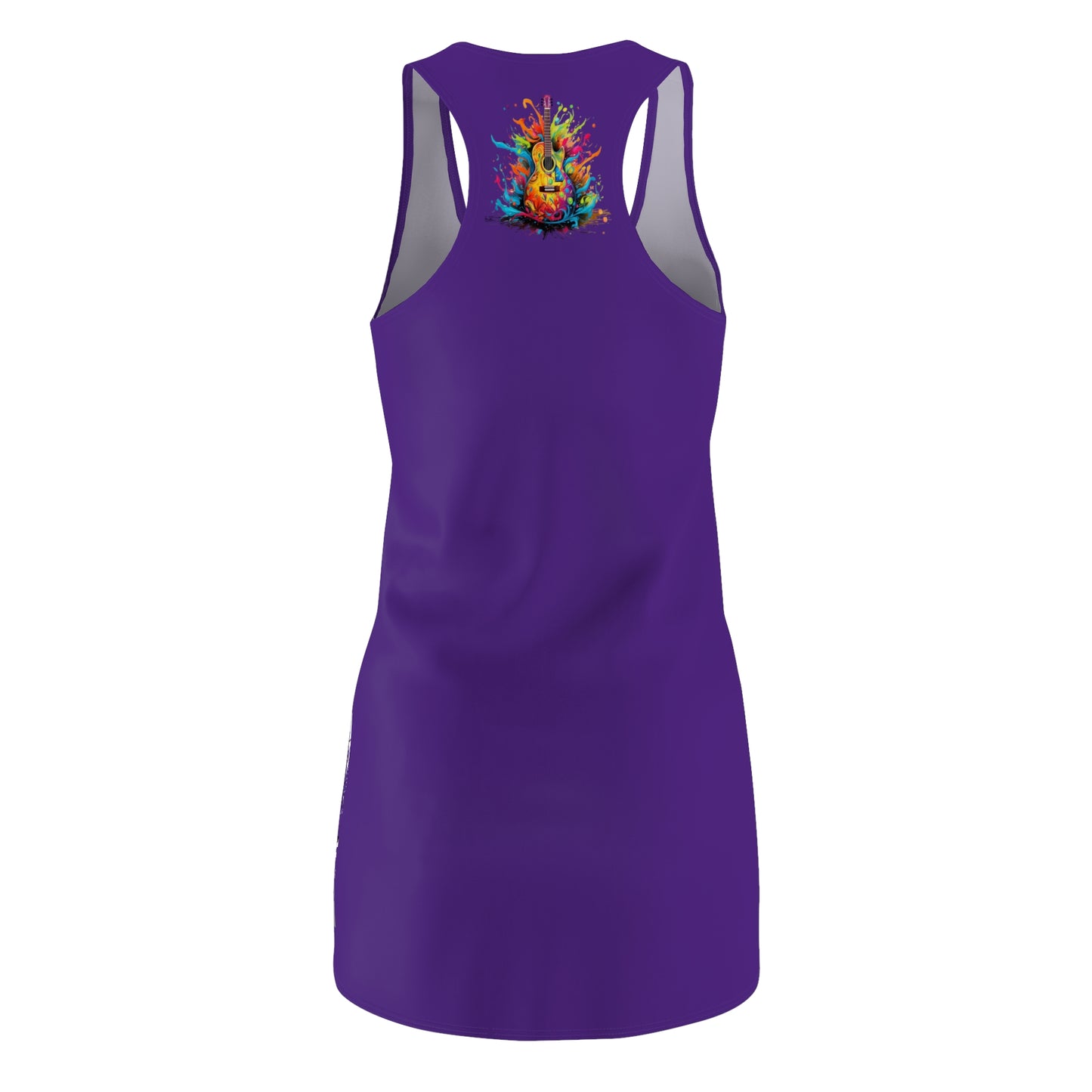Face Music Women's Cut and Sew Racerback Dress Purple