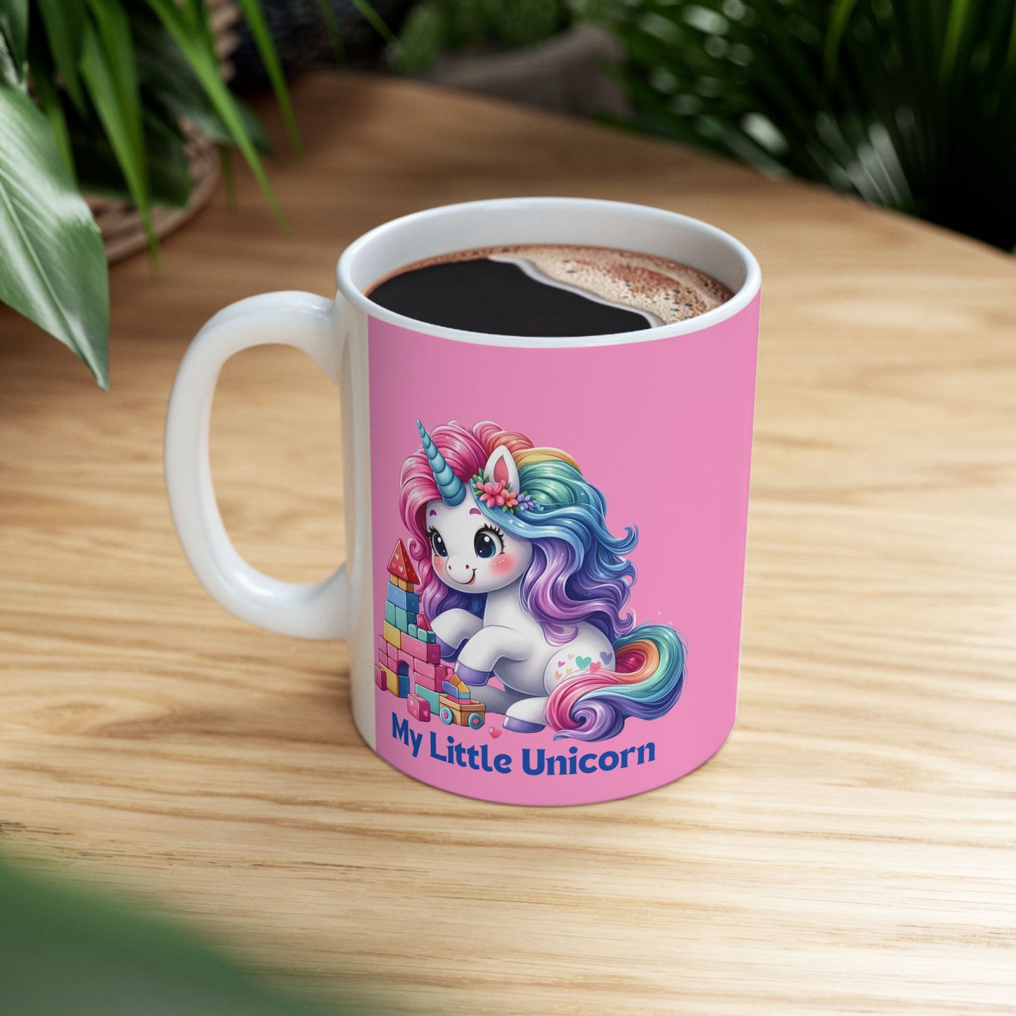 My Little Unicorn Candy Mug 11-15 Ounces Pink
