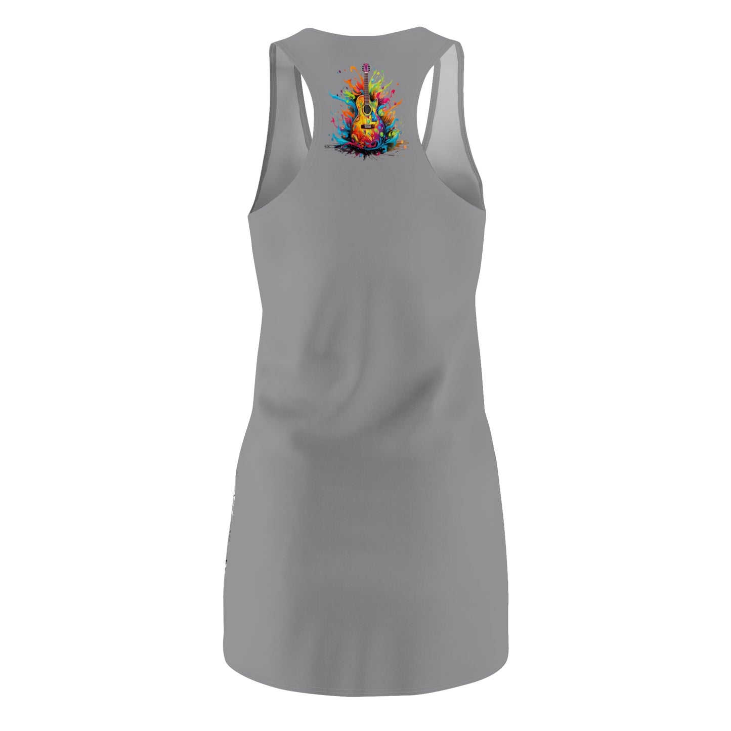 Face Music Women's Cut and Sew Racerback Dress Grey