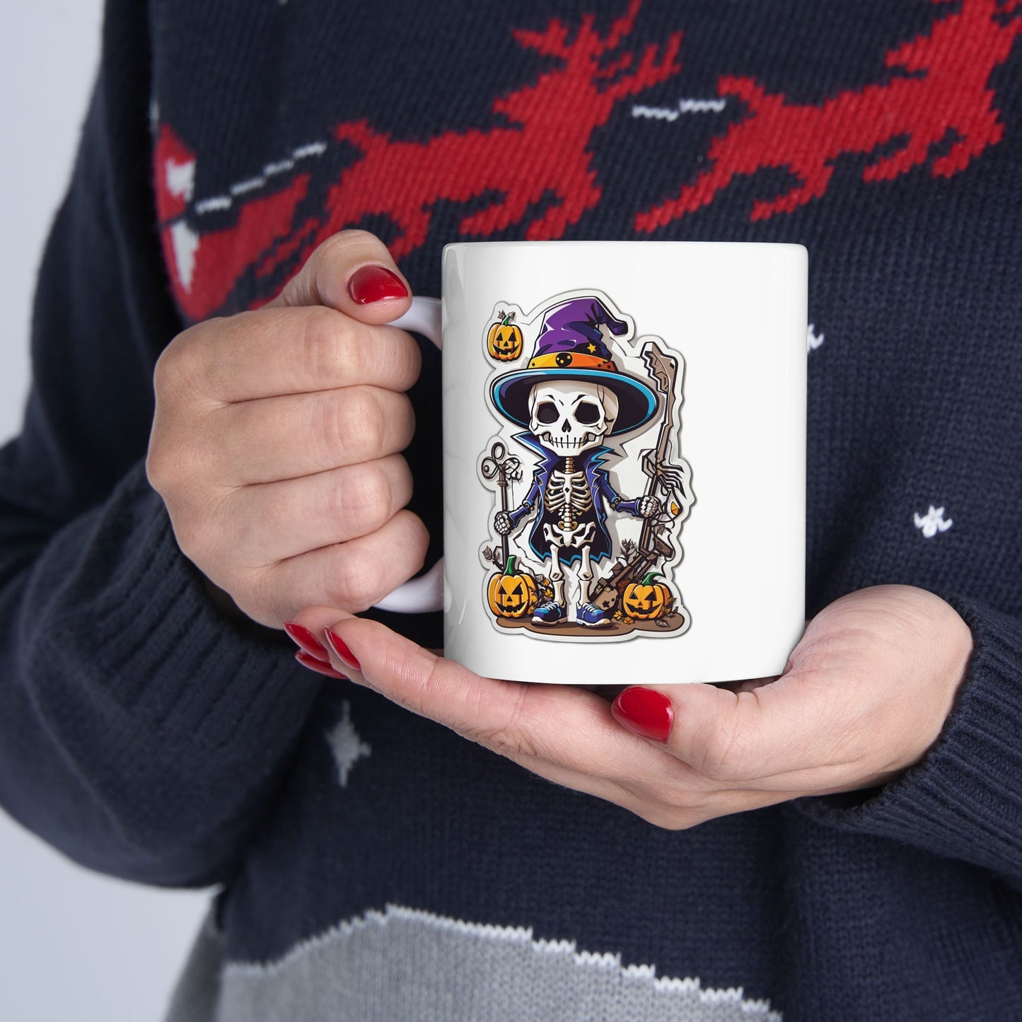 Halloween Mug 11-15 Onces White