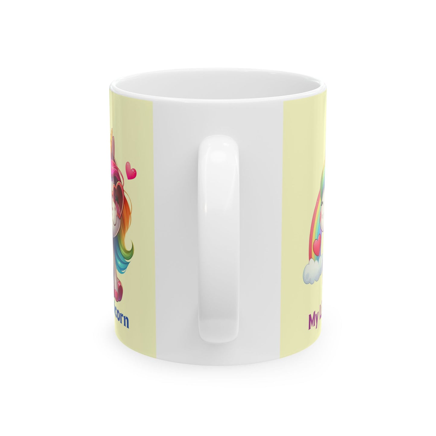 My Little Unicorn Princess Mug 11-15 Ounces Yellow