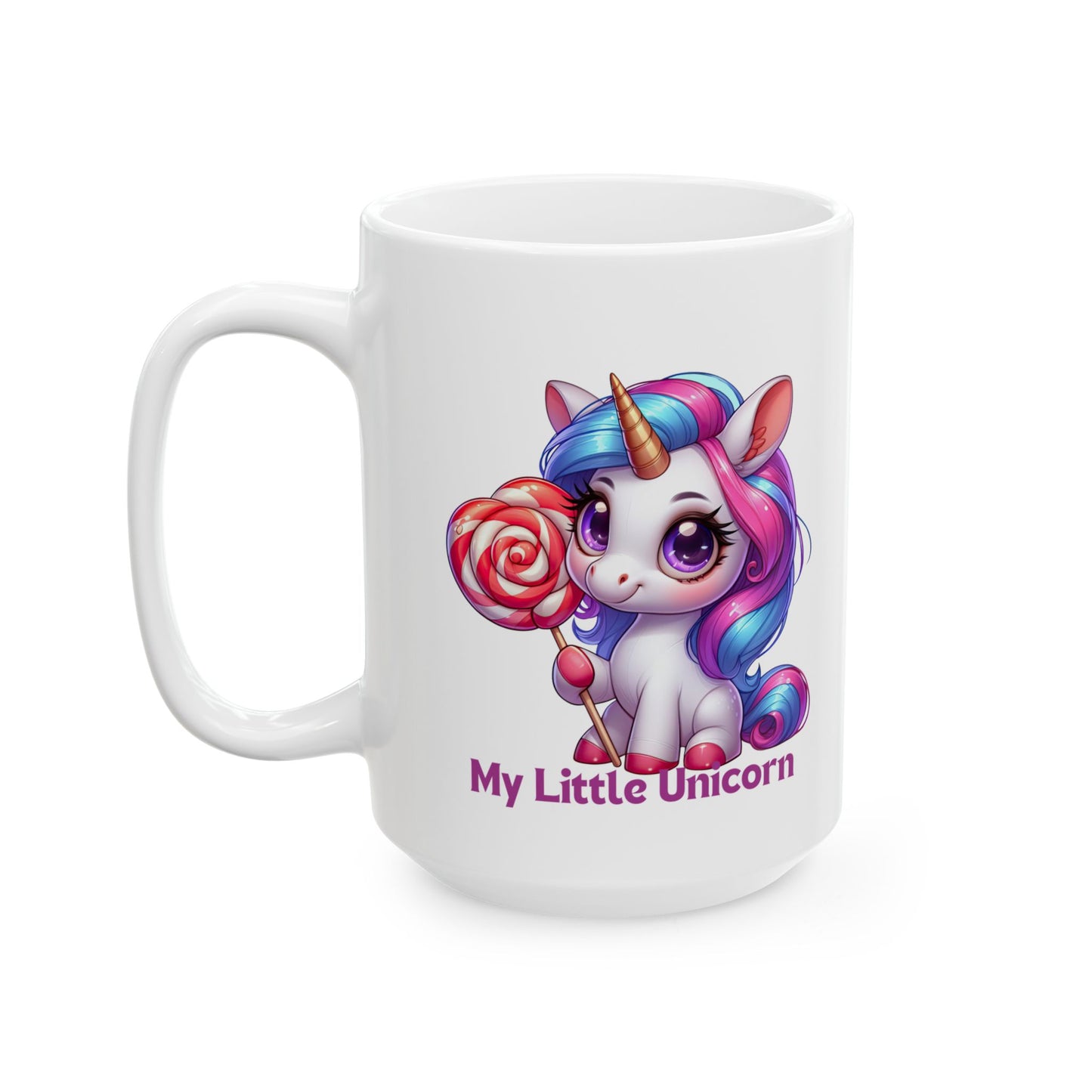 My Little Unicorn Castle Mug 11-15 Ounces White