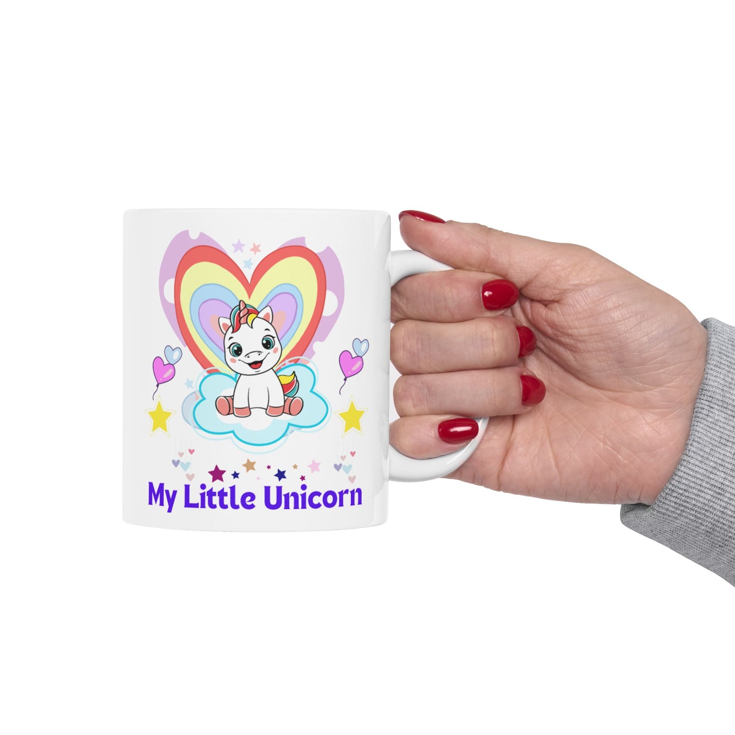 My Little Gold Star Unicorn Mug 11-15 Onces White