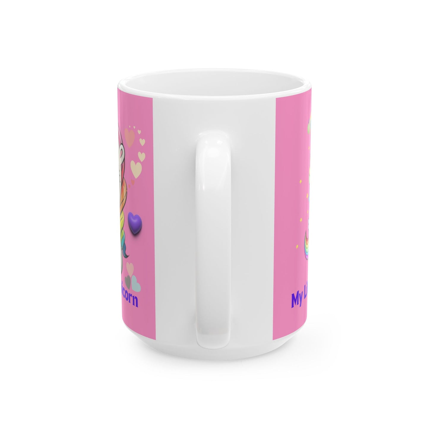 My Little Unicorn Balloons Mug 11-15 Ounces Pink