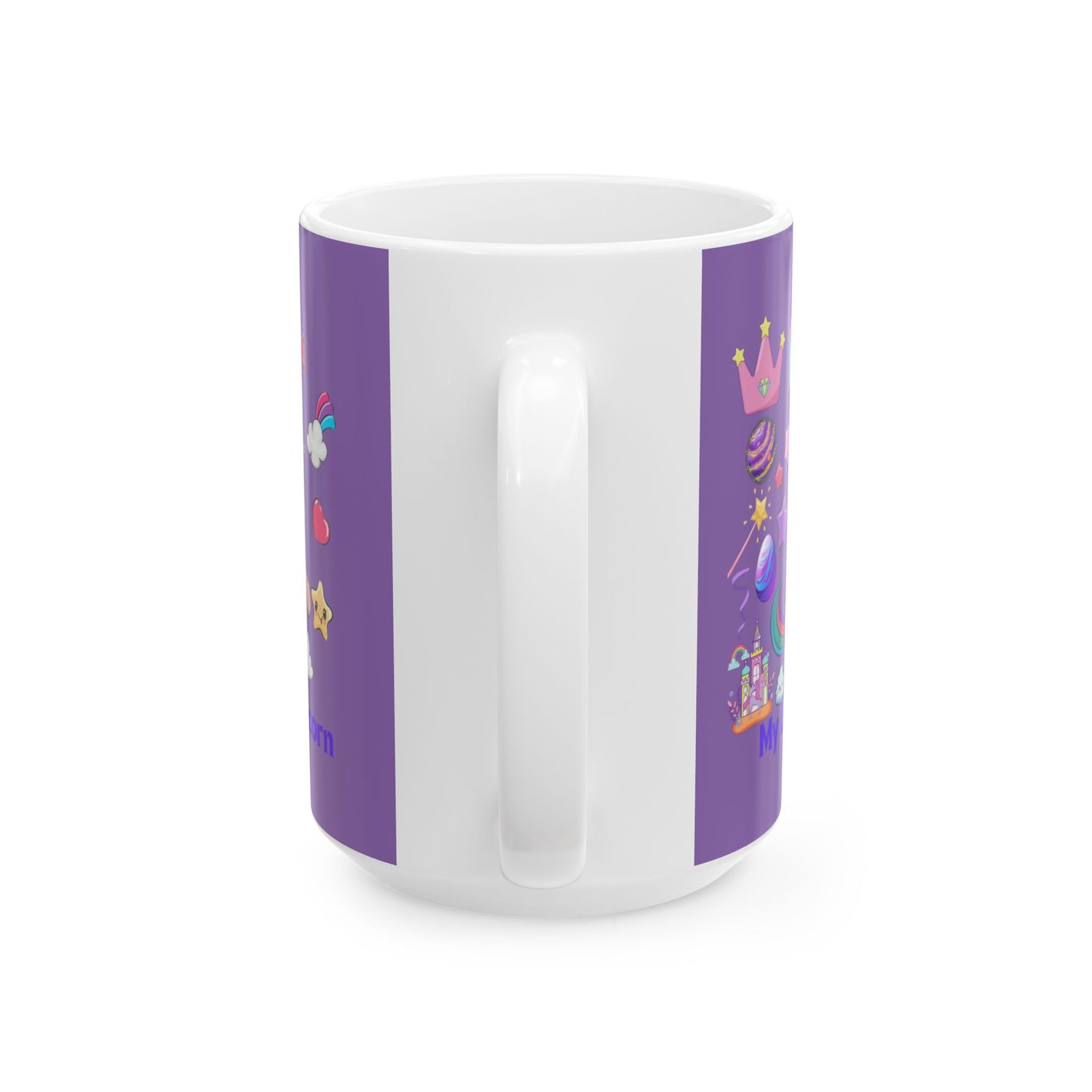 My Little Unicorn Fantasy Mug 11-15 Ounces Light Purple