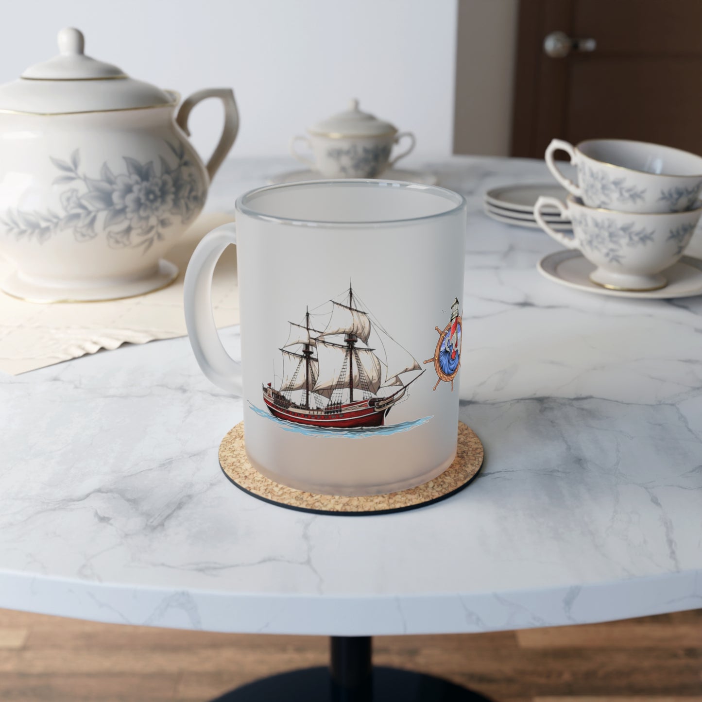 Frosted Glass Mug