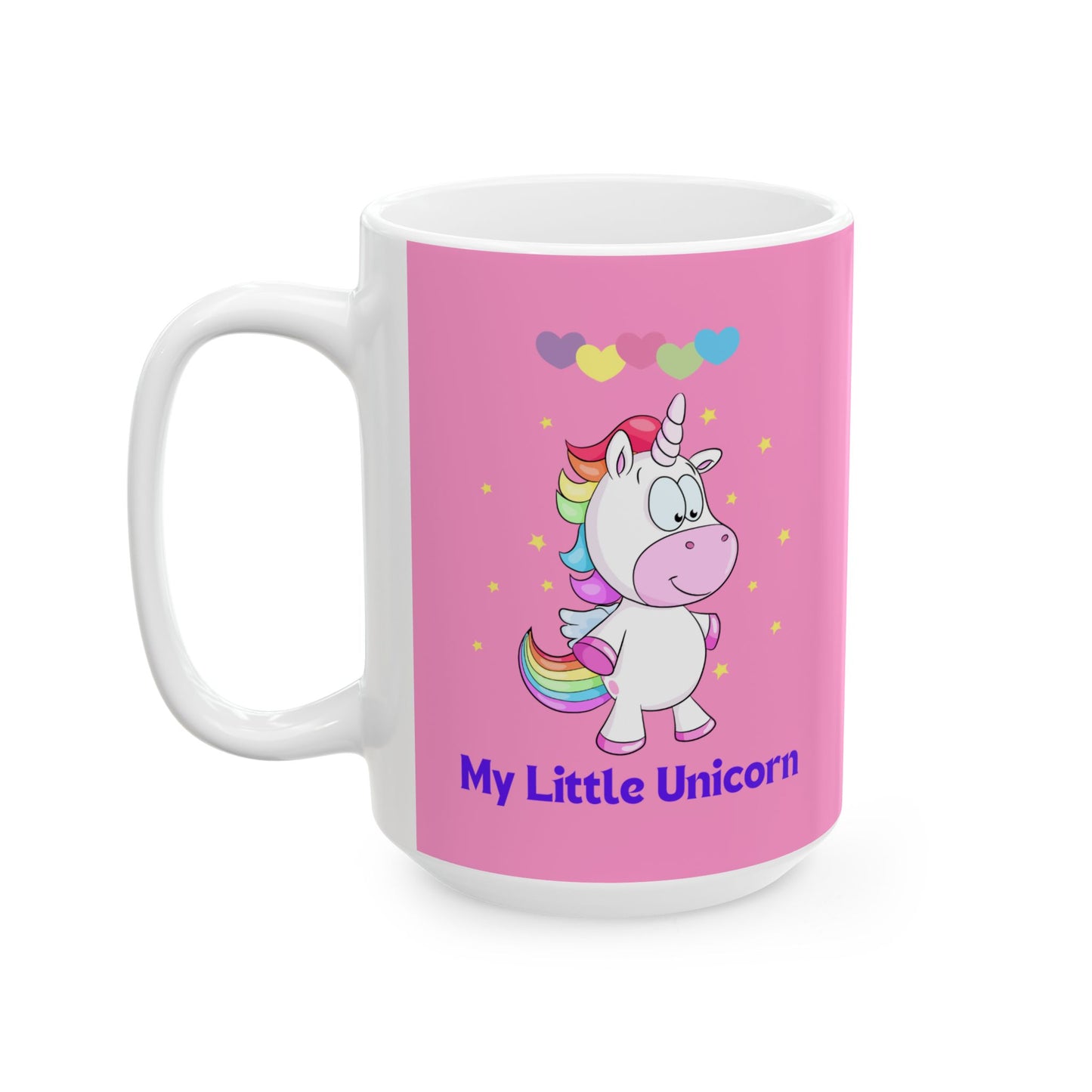 My Little Unicorn Love Mug 11-15 Ounces Pink