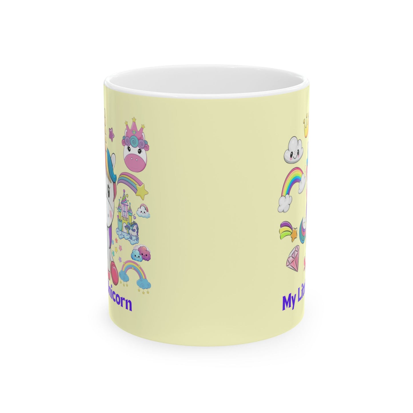 My Little Unicorn Fantasy Mug 11-15 Ounces Yellow