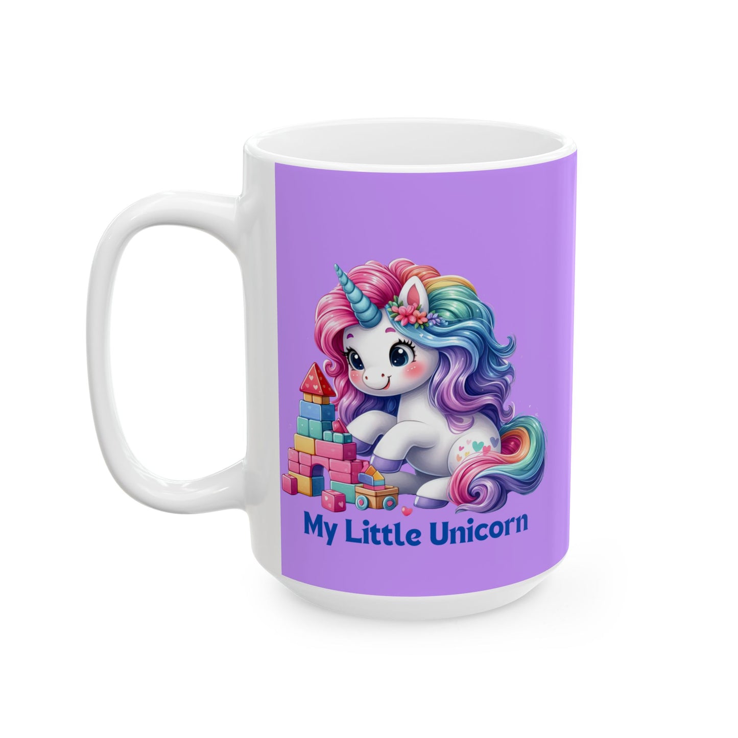 My Little Unicorn Candy Mug 11-15 Ounces Purple