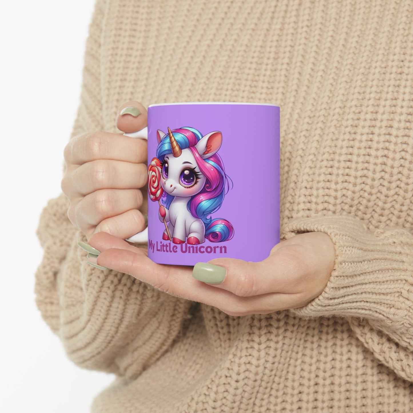 My Little Unicorn Castle Mug 11-15 Ounces Purple