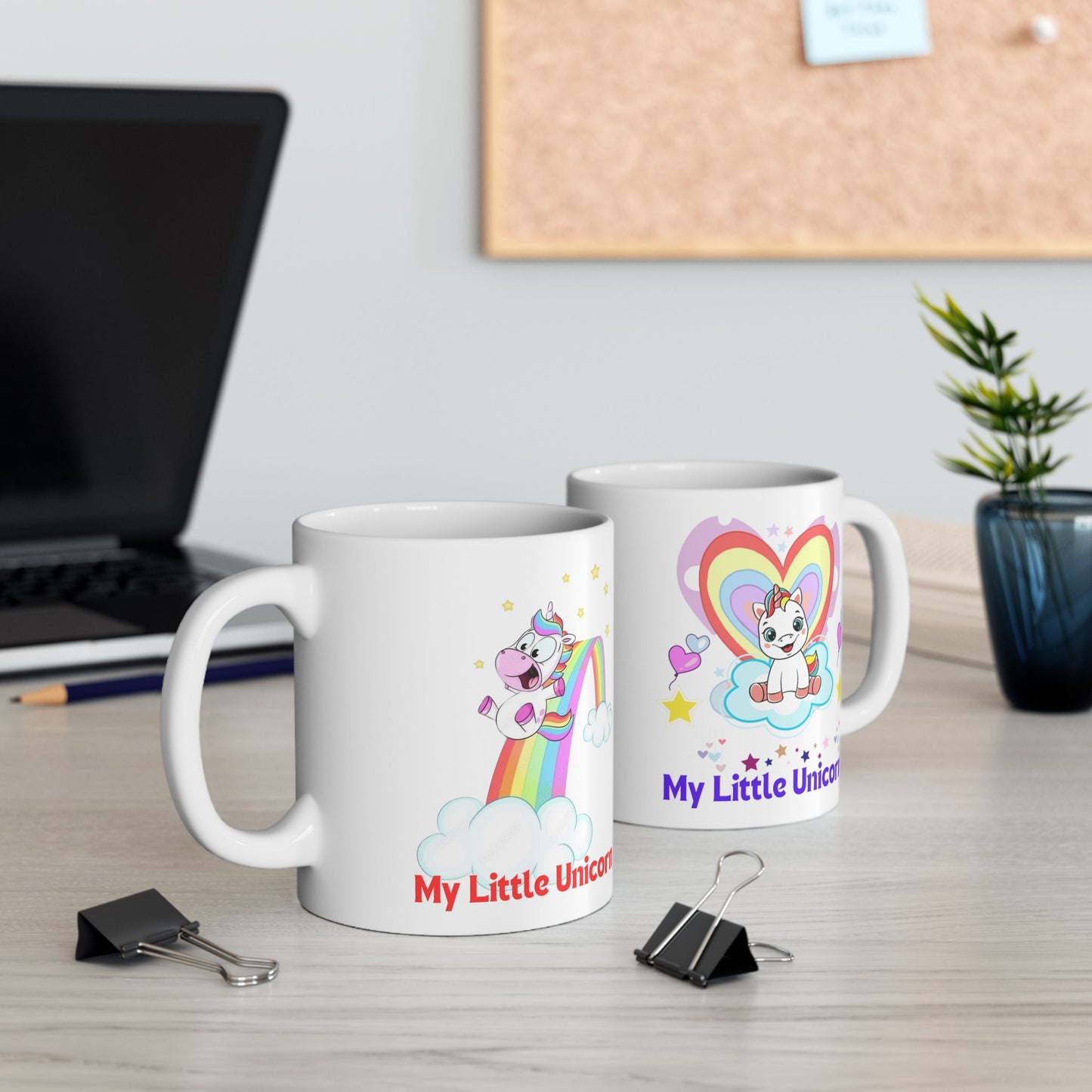 My Little Gold Star Unicorn Mug 11-15 Onces White