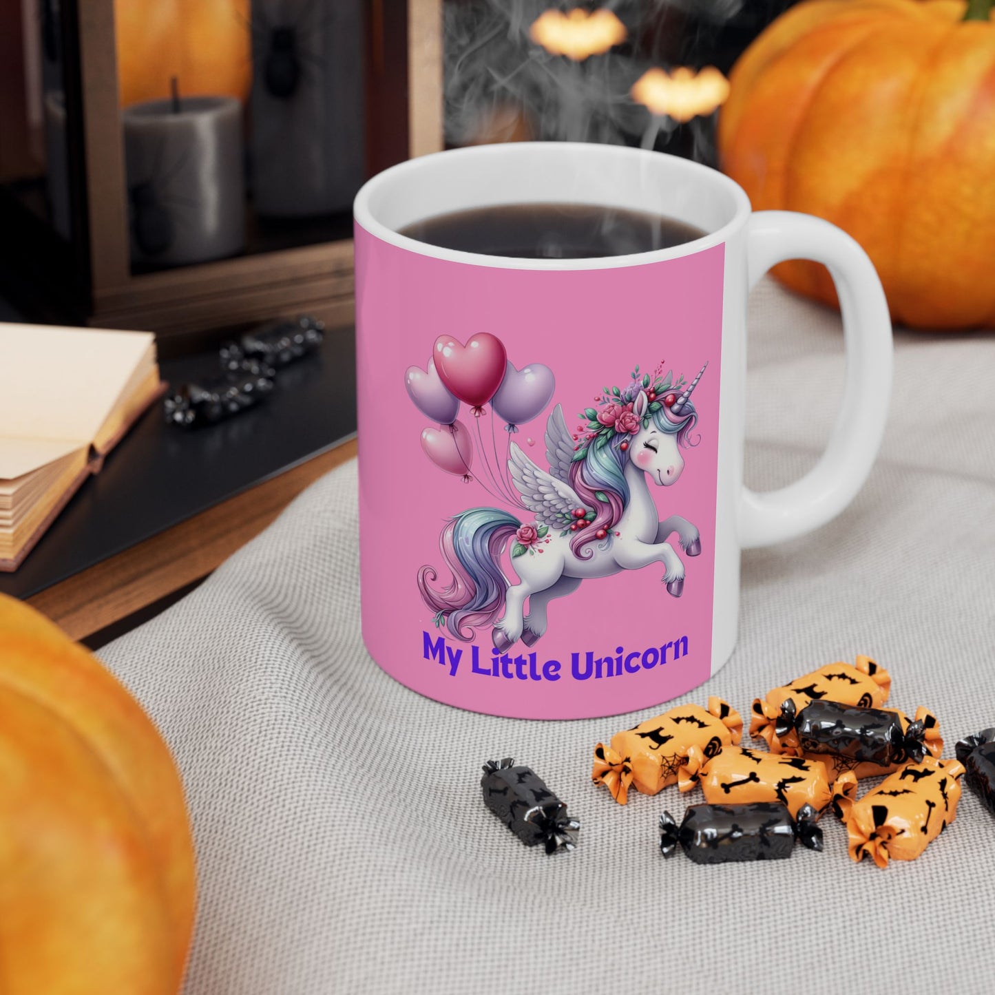 My Little Unicorn Horse Mug 11-15 Ounces Pink