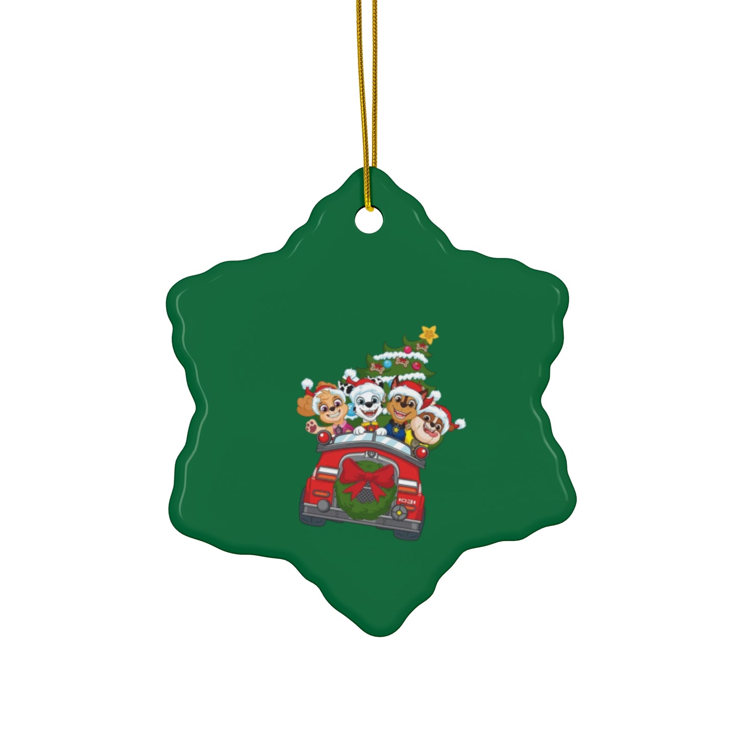 Ceramic Ornament, 4 Shapes