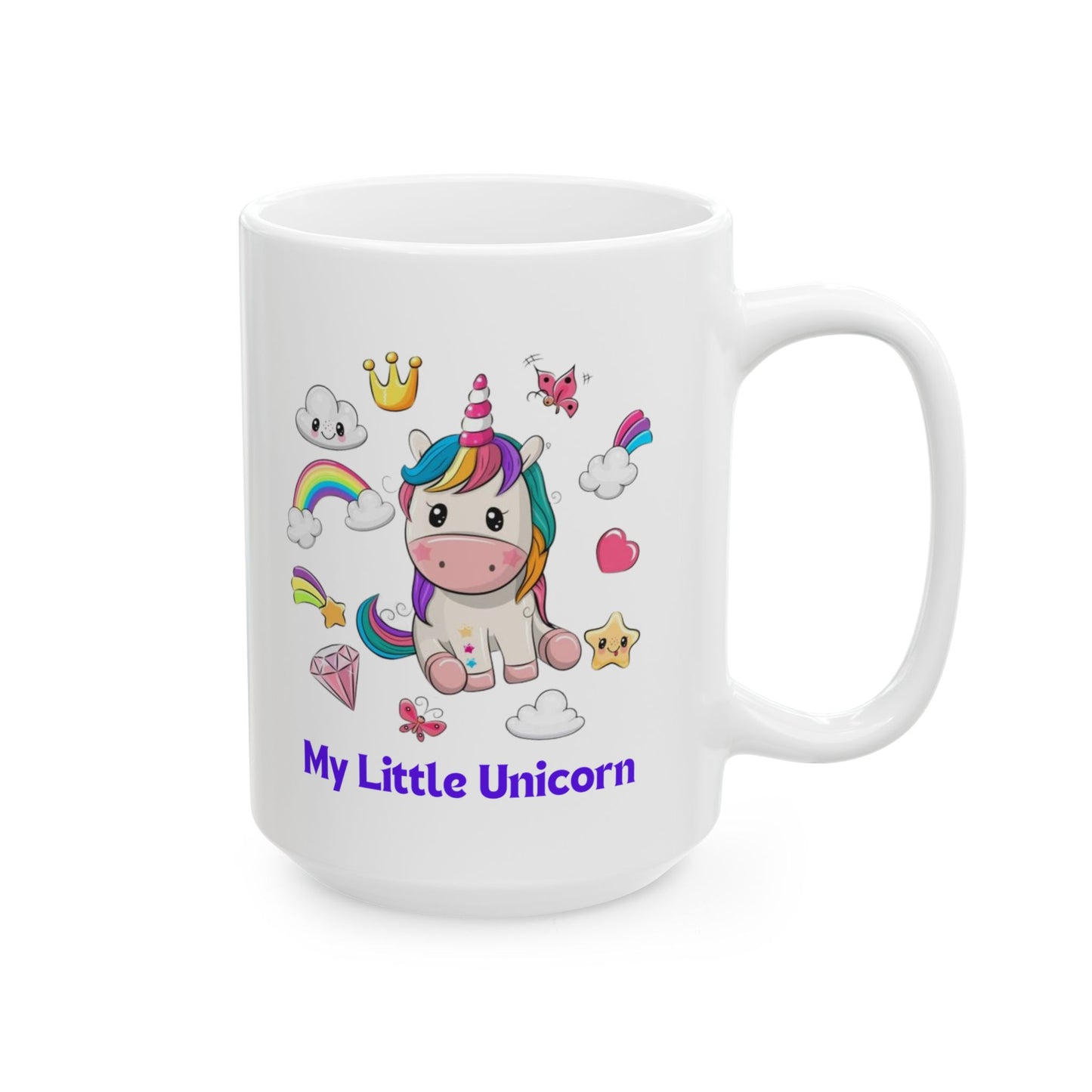 My Little Unicorn Fantasy Mug 11-15 Ounces White