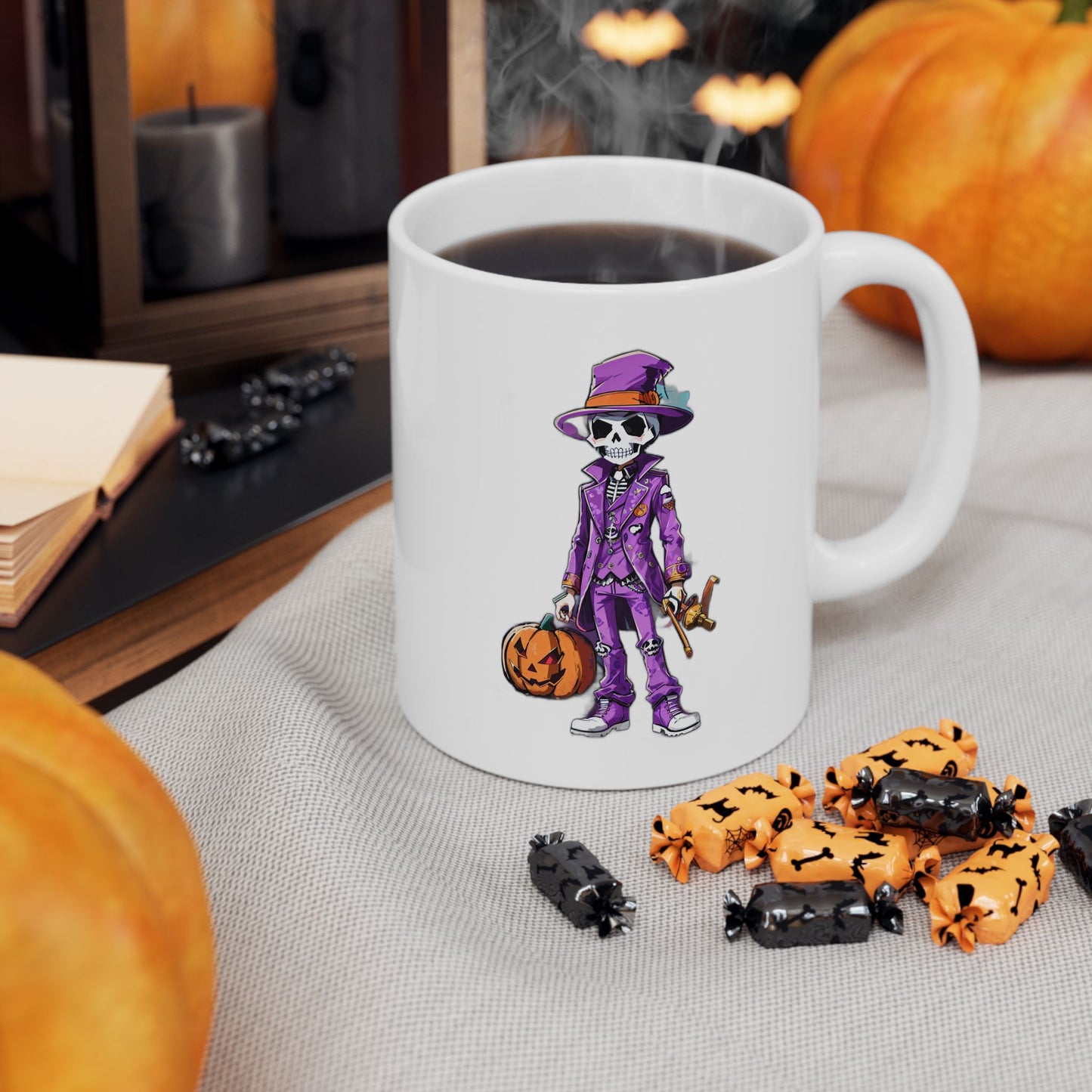 Halloween Mug 11-15 Onces White