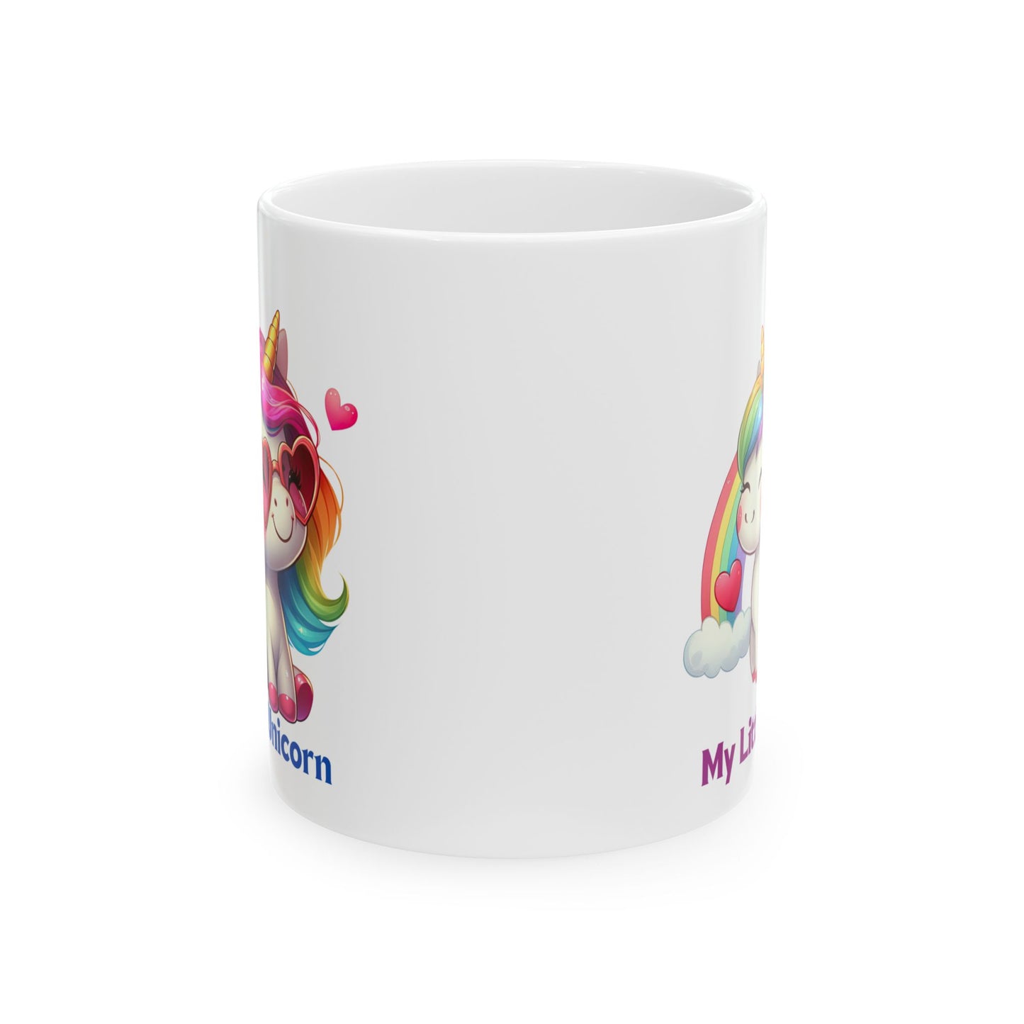 My Little Unicorn Rainbow Mug 11-15 Ounces White