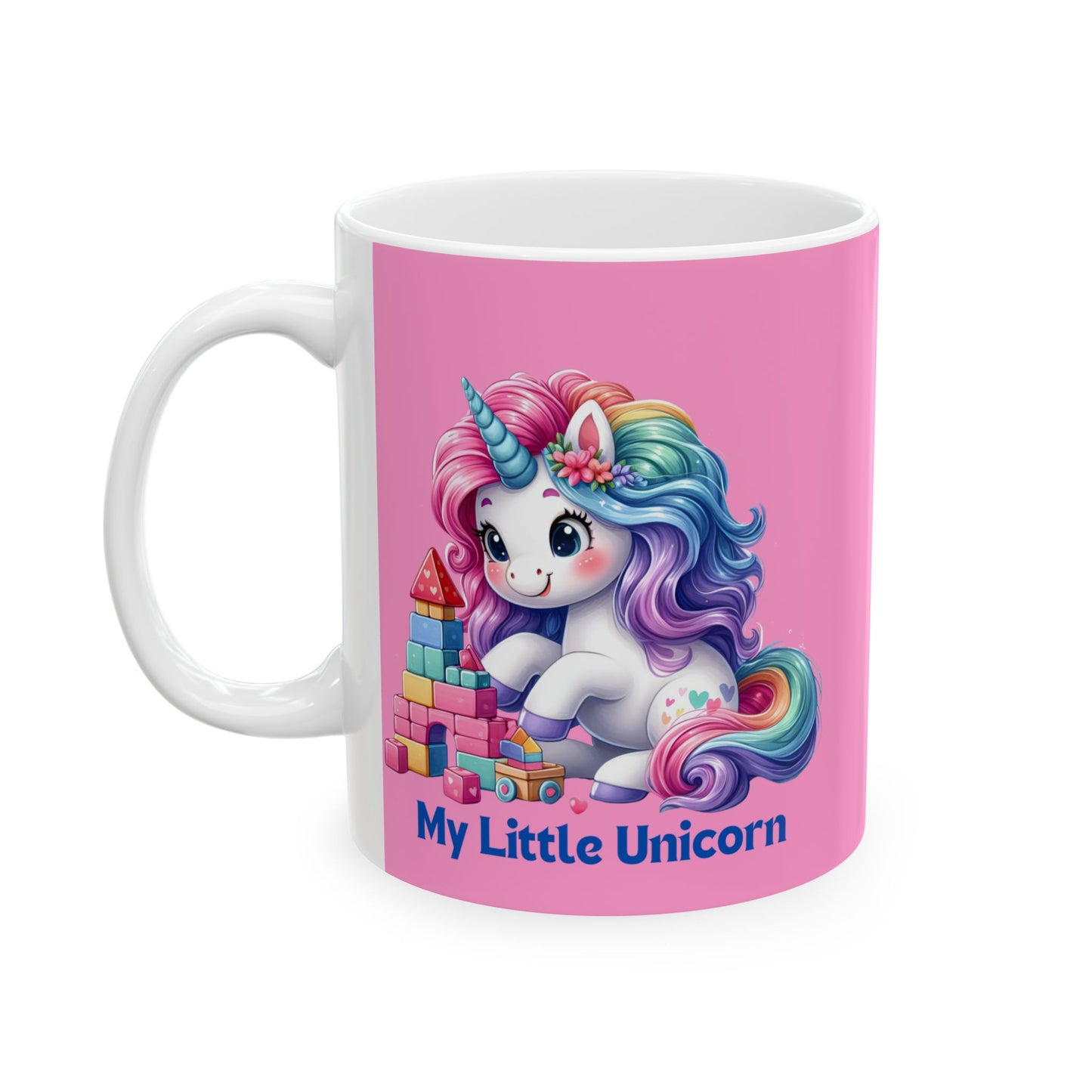 My Little Unicorn Candy Mug 11-15 Ounces Pink