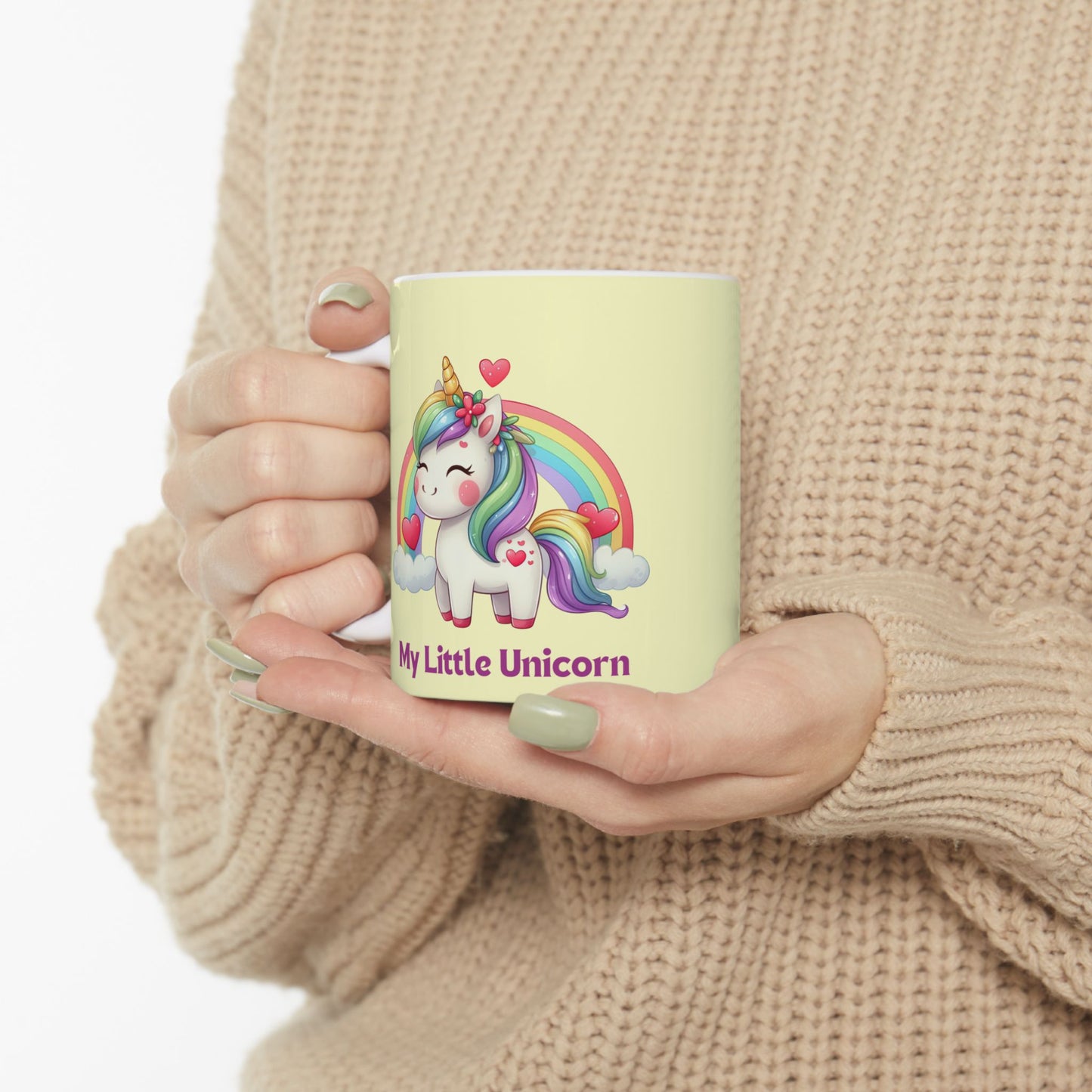 My Little Unicorn Princess Mug 11-15 Ounces Yellow