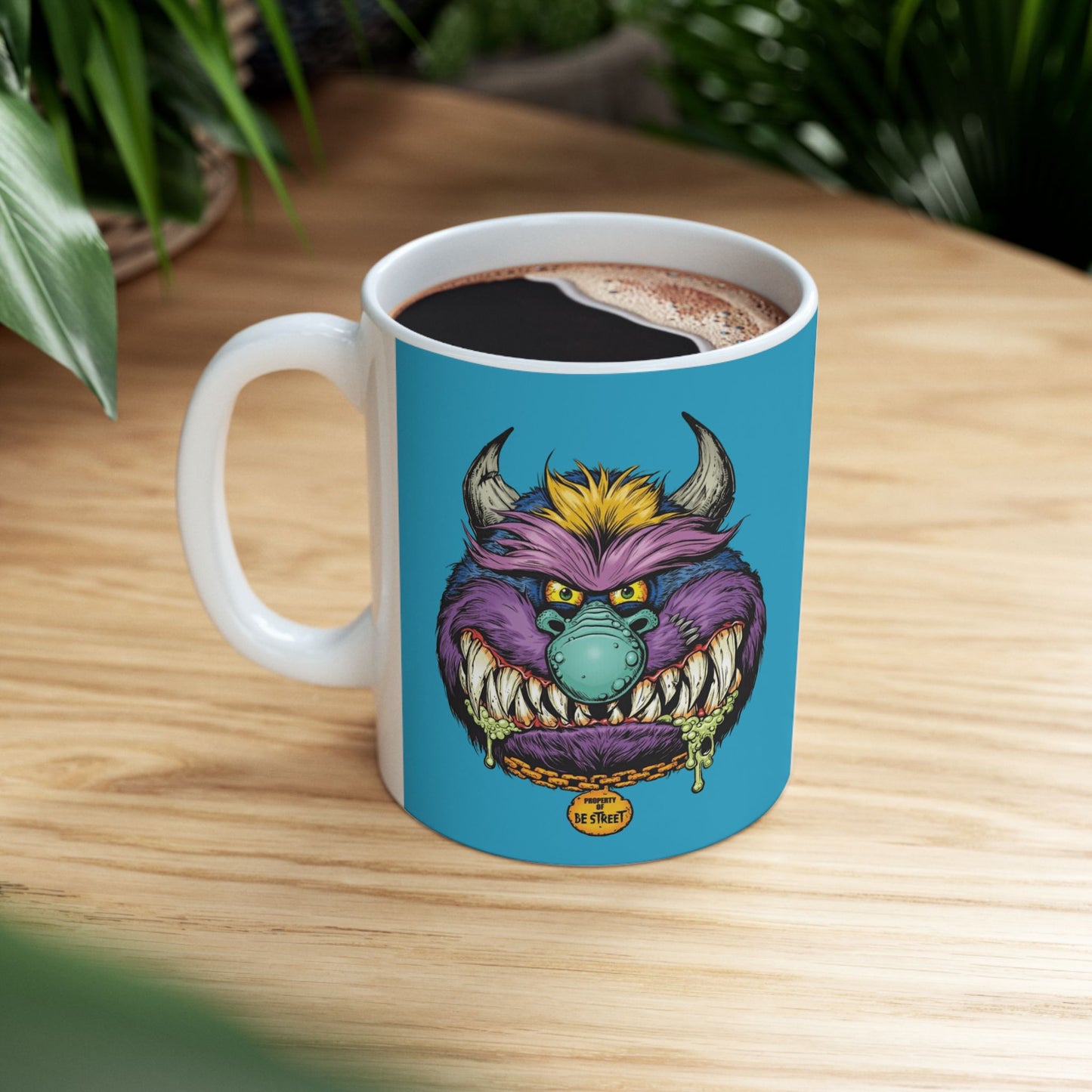 Monsters Mug 11-15 Onces Torquoise