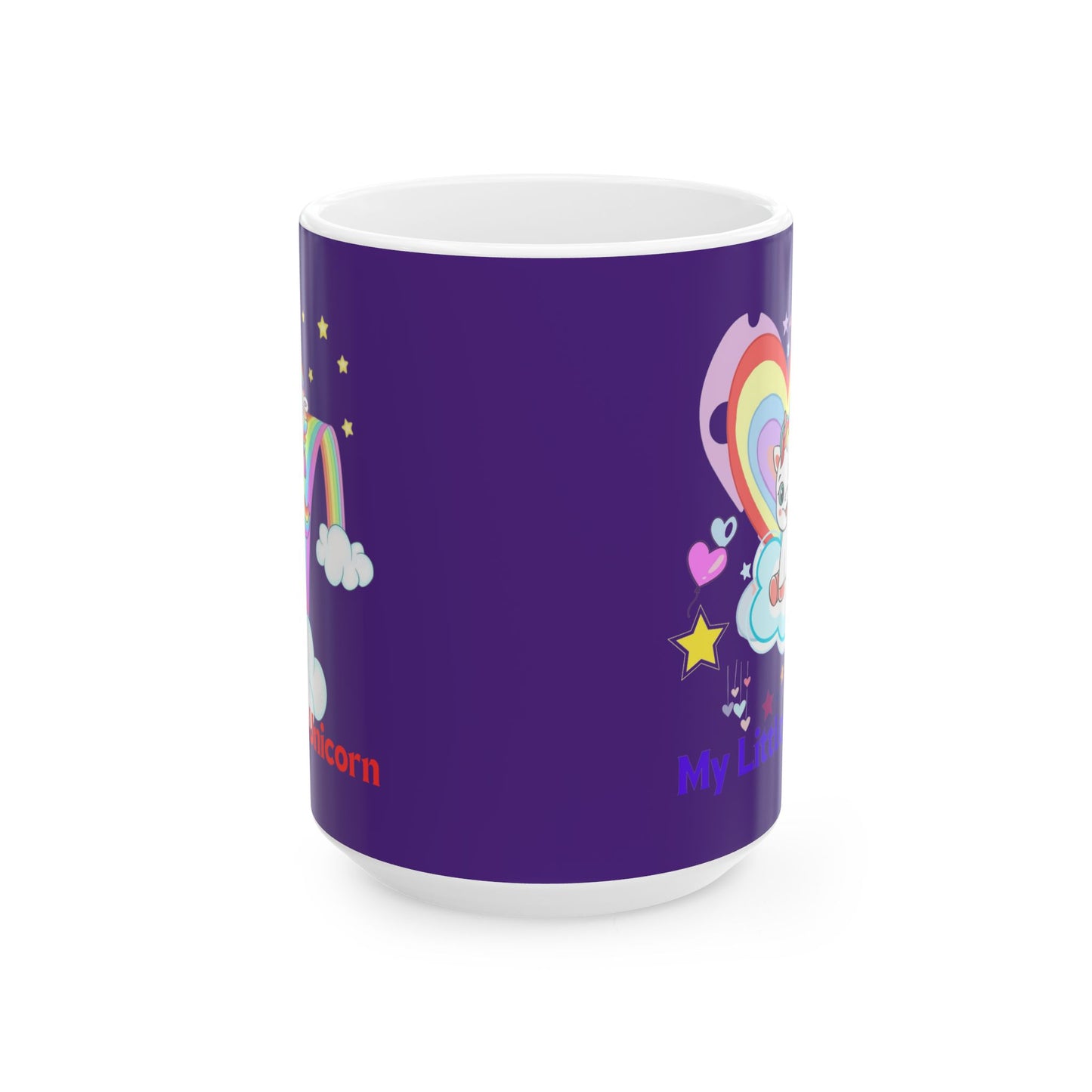 My Little Gold Star Unicorn Mug 11-15 Onces Purple