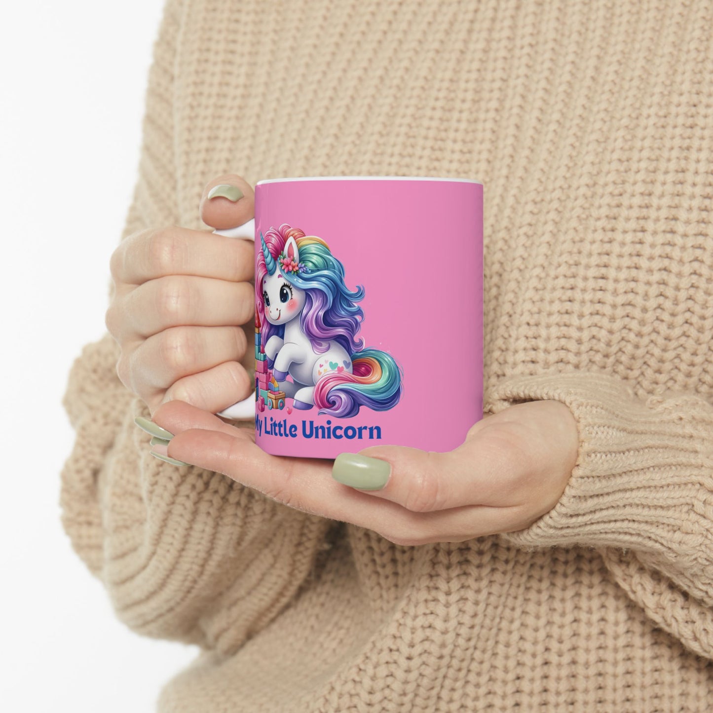 My Little Unicorn Candy Mug 11-15 Ounces Pink