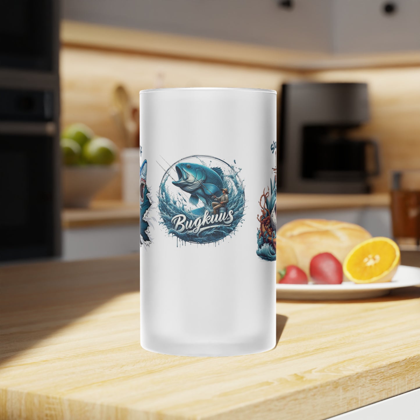 Frosted Glass Beer Mug
