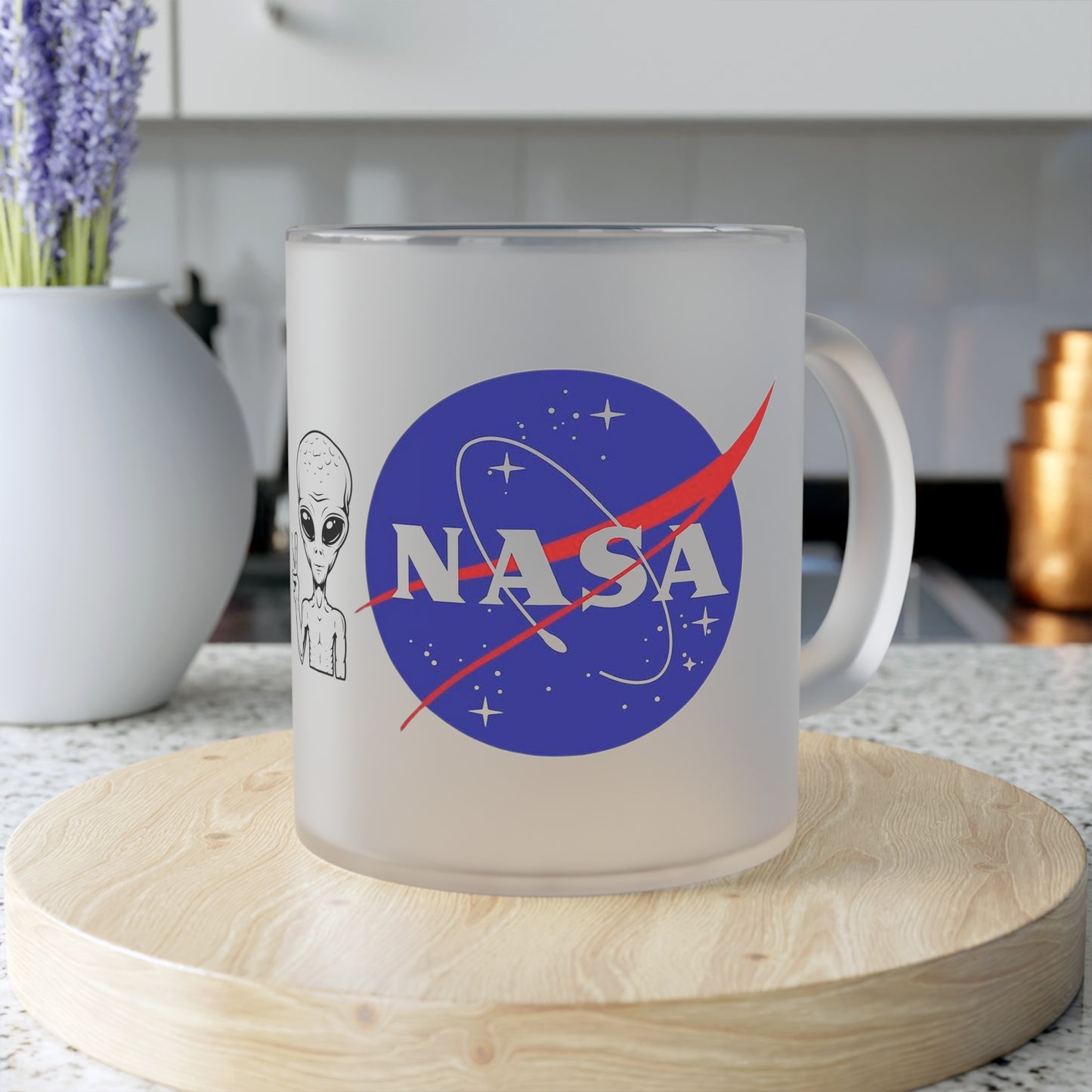 Frosted Glass Mug