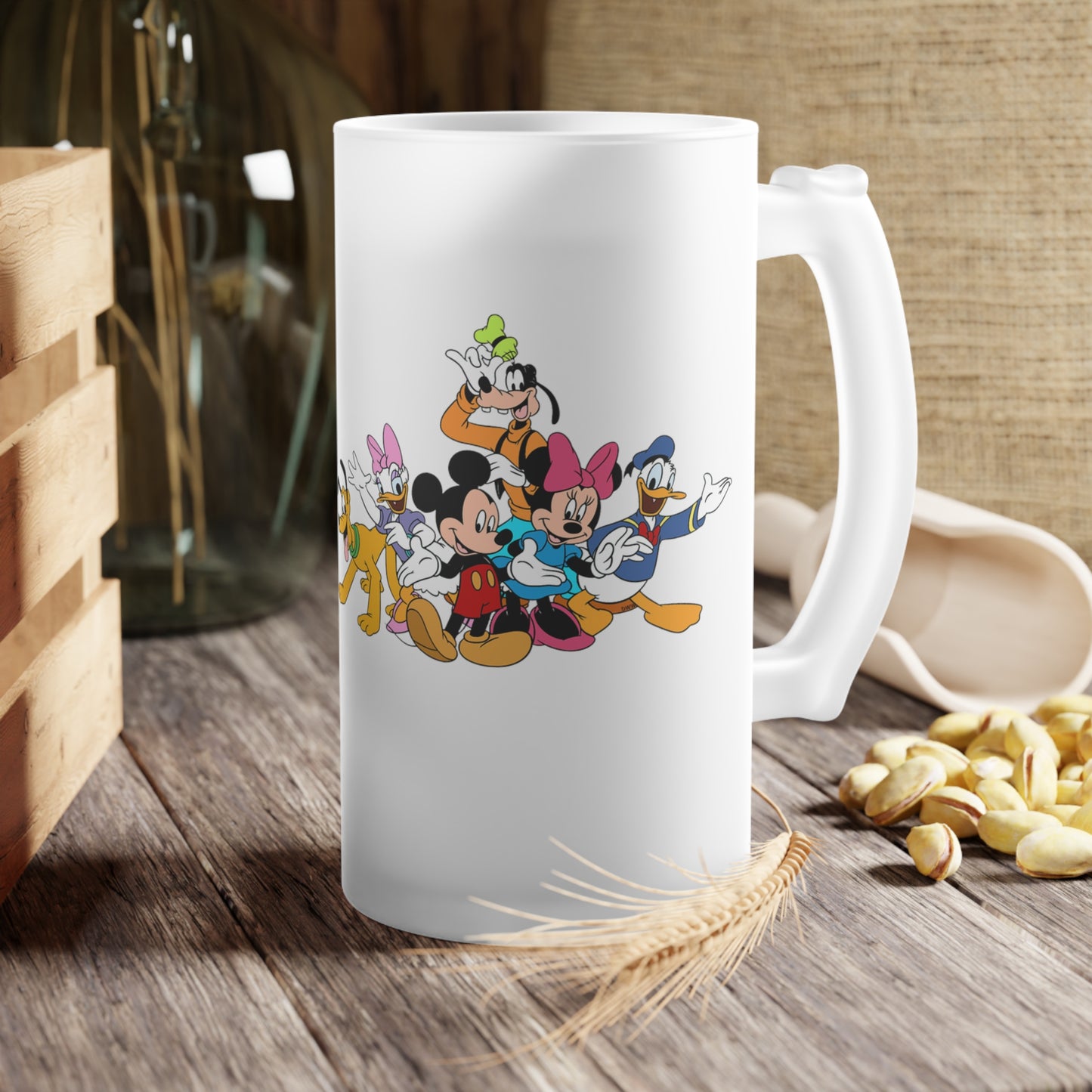 Frosted Glass Beer Mug