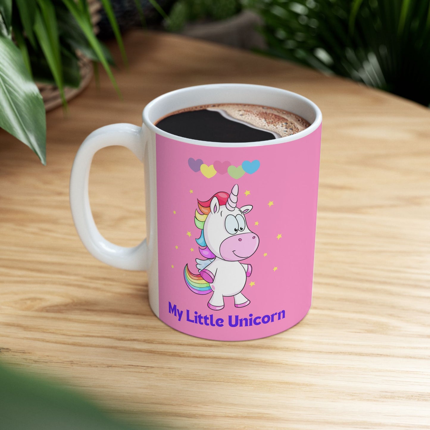 My Little Unicorn Love Mug 11-15 Ounces Pink