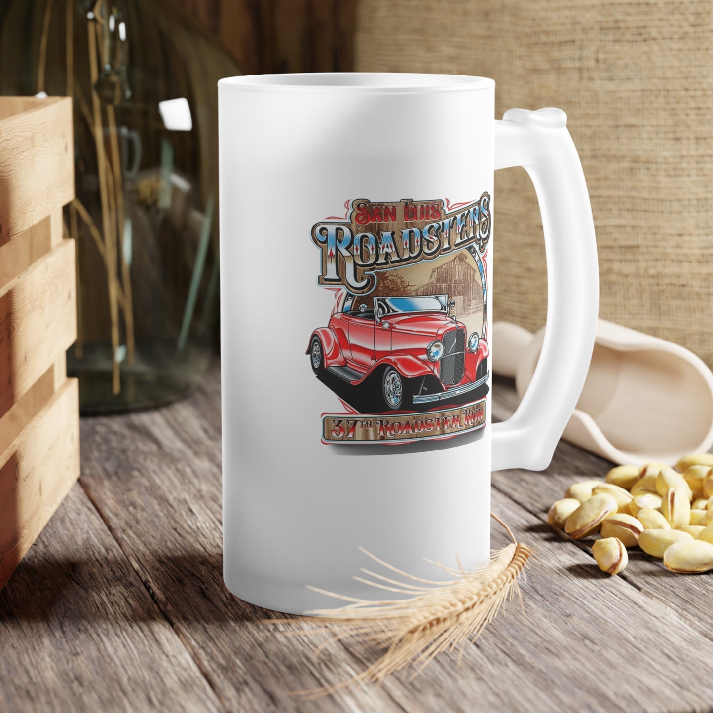 Frosted Glass Beer Mug